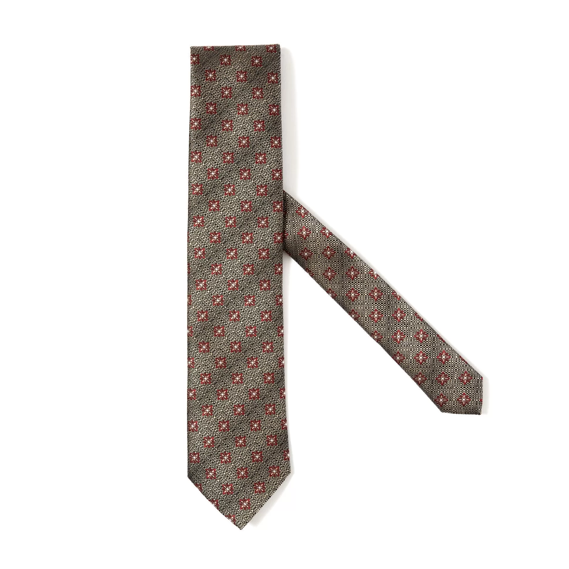 Flash Sale Henry Bucks ERMENEGILDO ZEGNA Printed Degrade Tie TAUPE