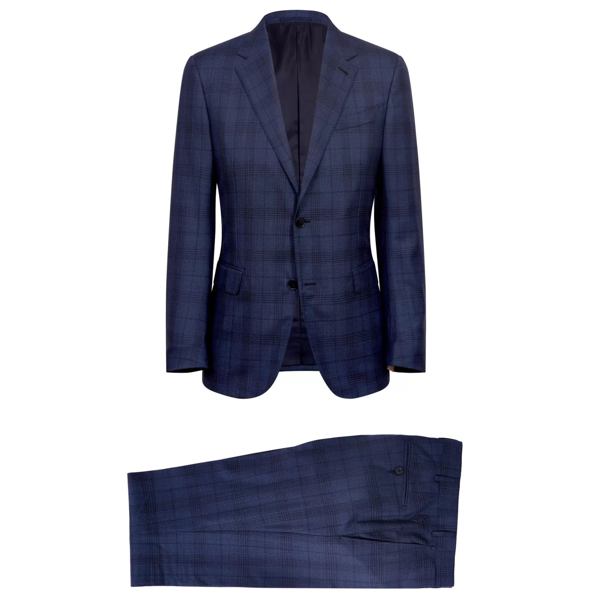 Best Sale Henry Bucks ERMENEGILDO ZEGNA Wool Milano Suit NAVY REG