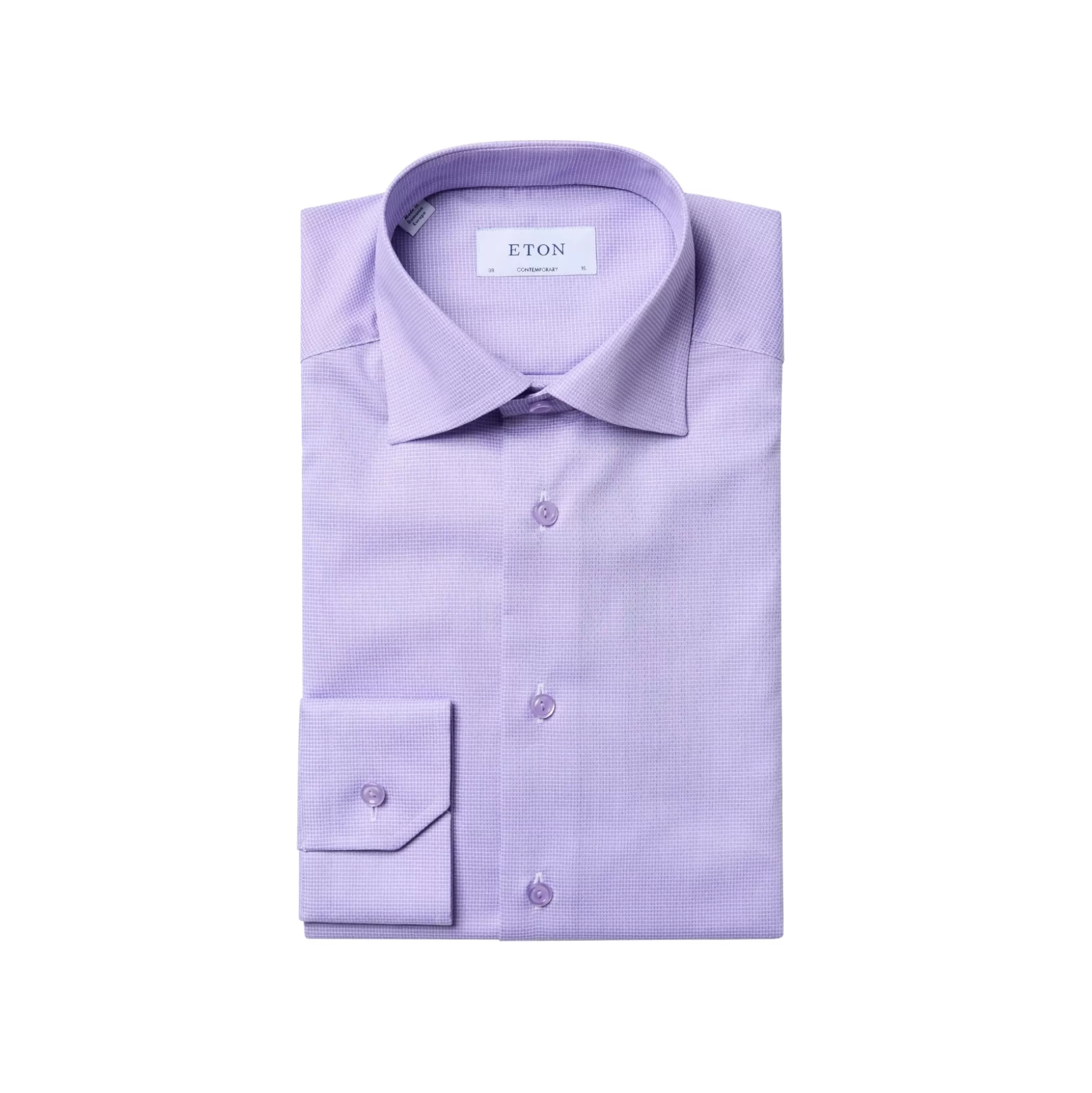 Online Henry Bucks ETON Dobby Shirt SC-Contemporary Fit Cutaway LIGHT PURPLE LIGHT PURPLE SC-CONTEMPORARY FIT