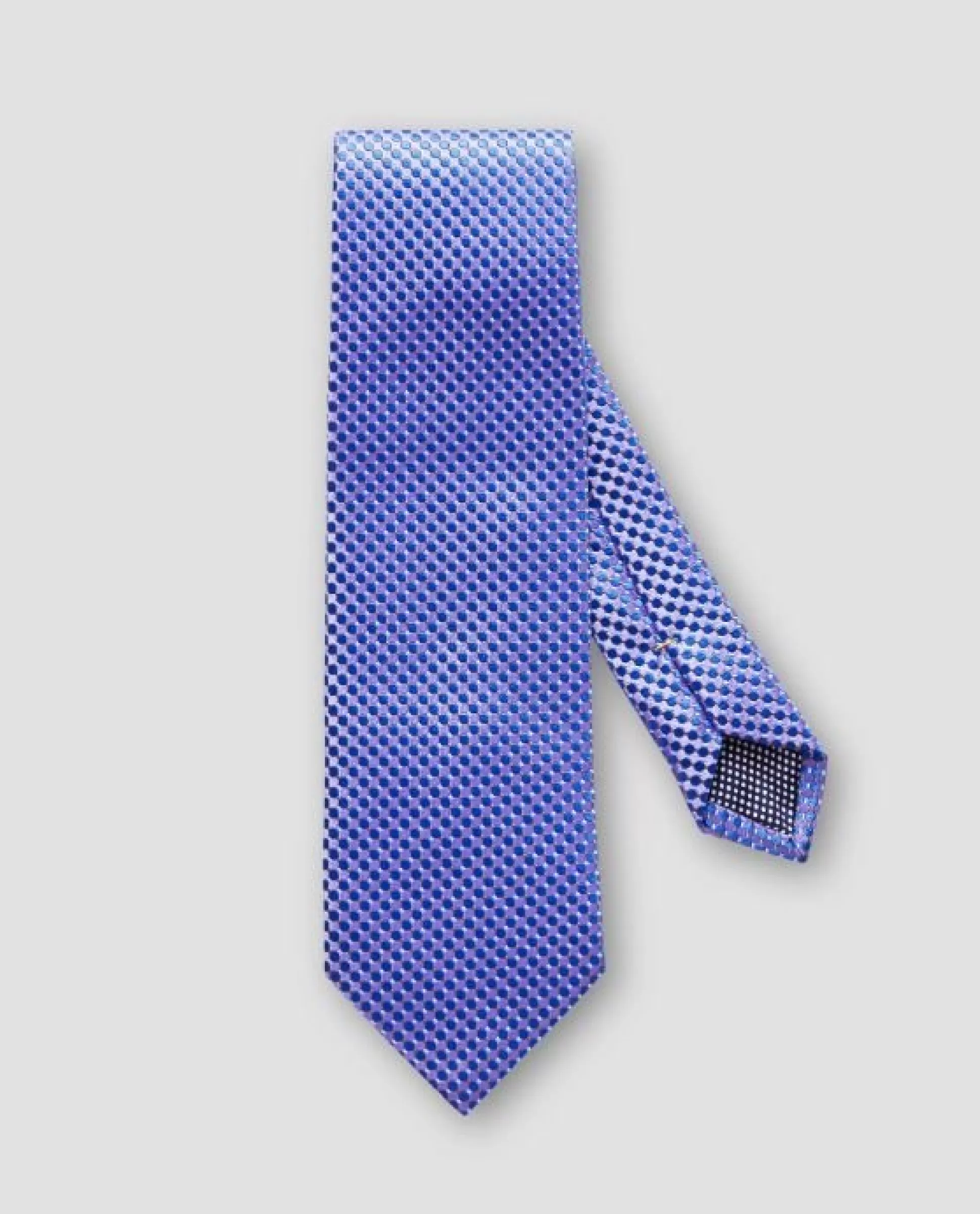 Discount Henry Bucks ETON Geometric Silk Tie MID PURPLE