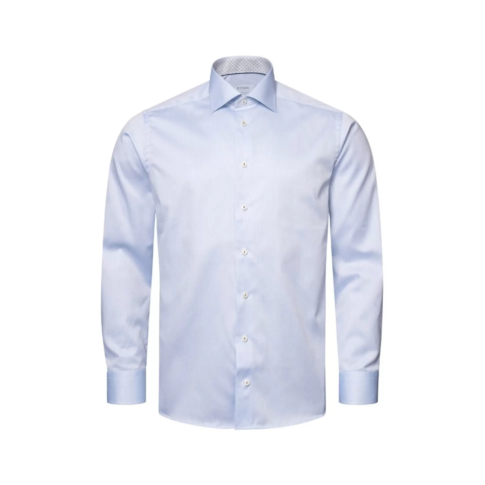 Flash Sale Henry Bucks ETON Geometric Twill Long Sleeve Shirt Single Cuff Contemporary Fit LIGHT BLUE LIGHT BLUE SC-CONTEMPORARY FIT