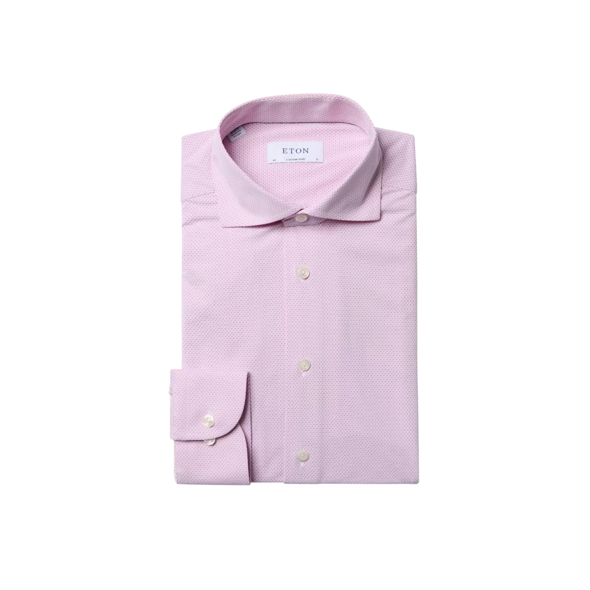 Clearance Henry Bucks ETON Plain Buttoned Shirt SC-contemporary Fit LIGHT PINK LIGHT PINK SC-CONTEMPORARY FIT