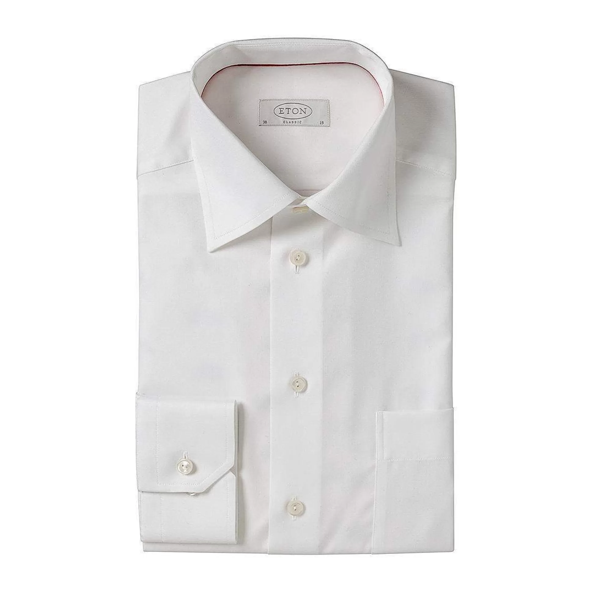 Fashion Henry Bucks ETON Plain Twill Classis Shirt WHITE