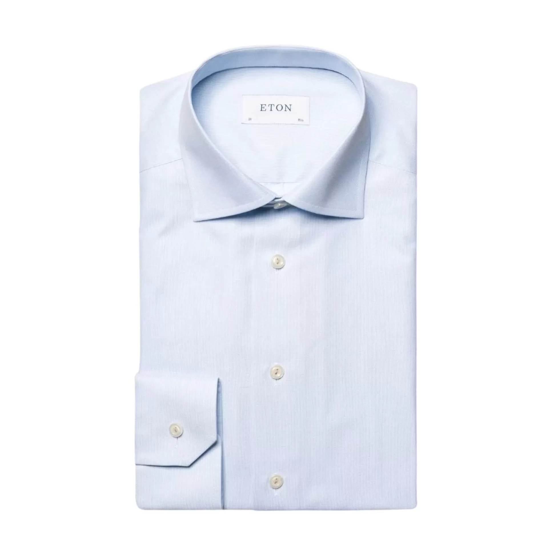 Online Henry Bucks ETON Plain Twill Slim Single Cuff Slim-Fit Shirt SKY SKY SC-SLIM FIT