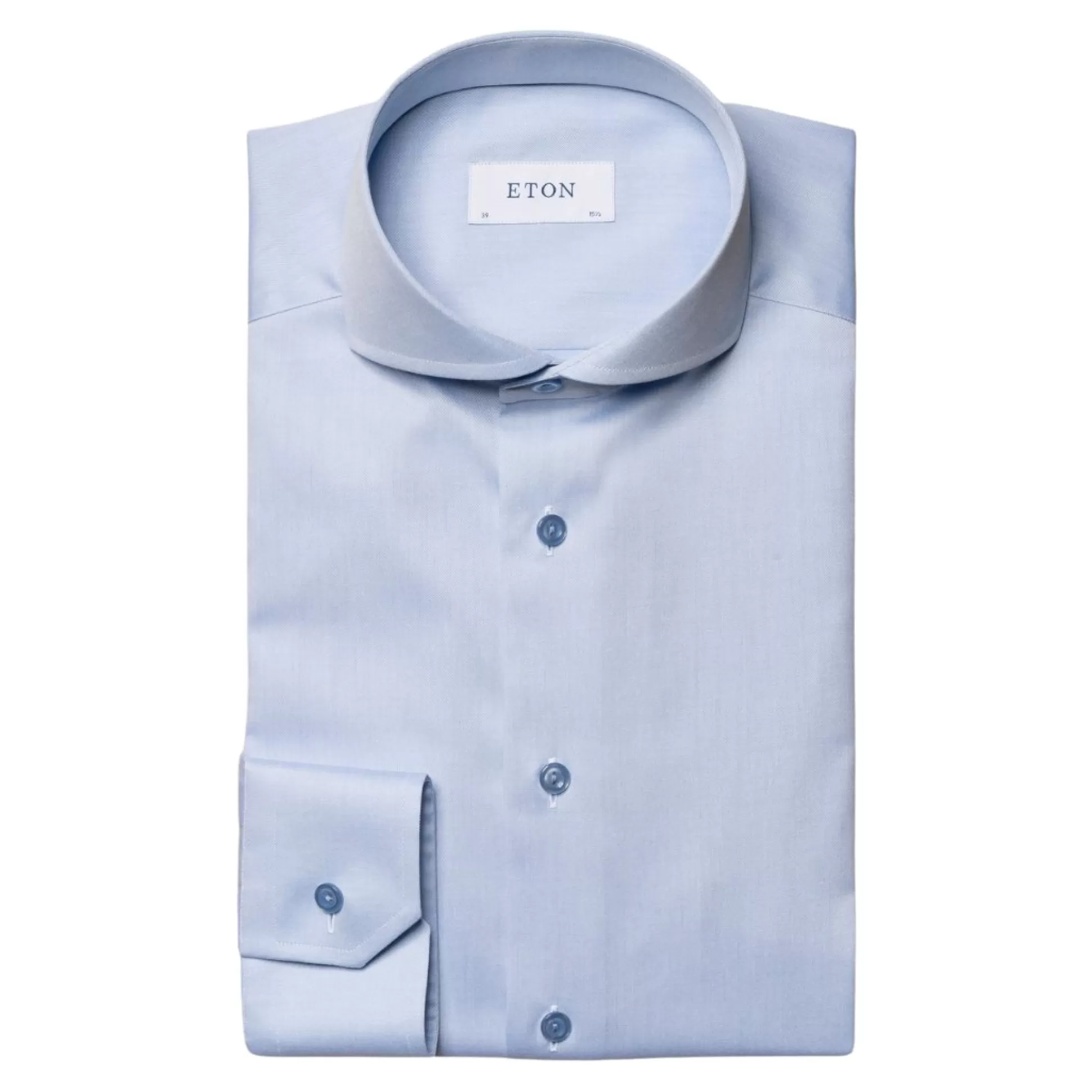 Store Henry Bucks ETON Signature Twill Shirt Contemporary Fit NAVY/BLUE BLUE SC-CONTEMPORARY FIT