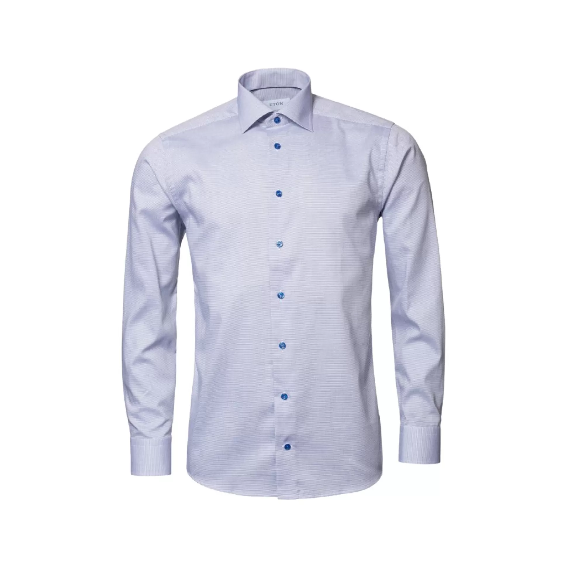 Store Henry Bucks ETON Twill Shirt Contemporary Fit BLUE BLUE SC-CONTEMPORARY FIT