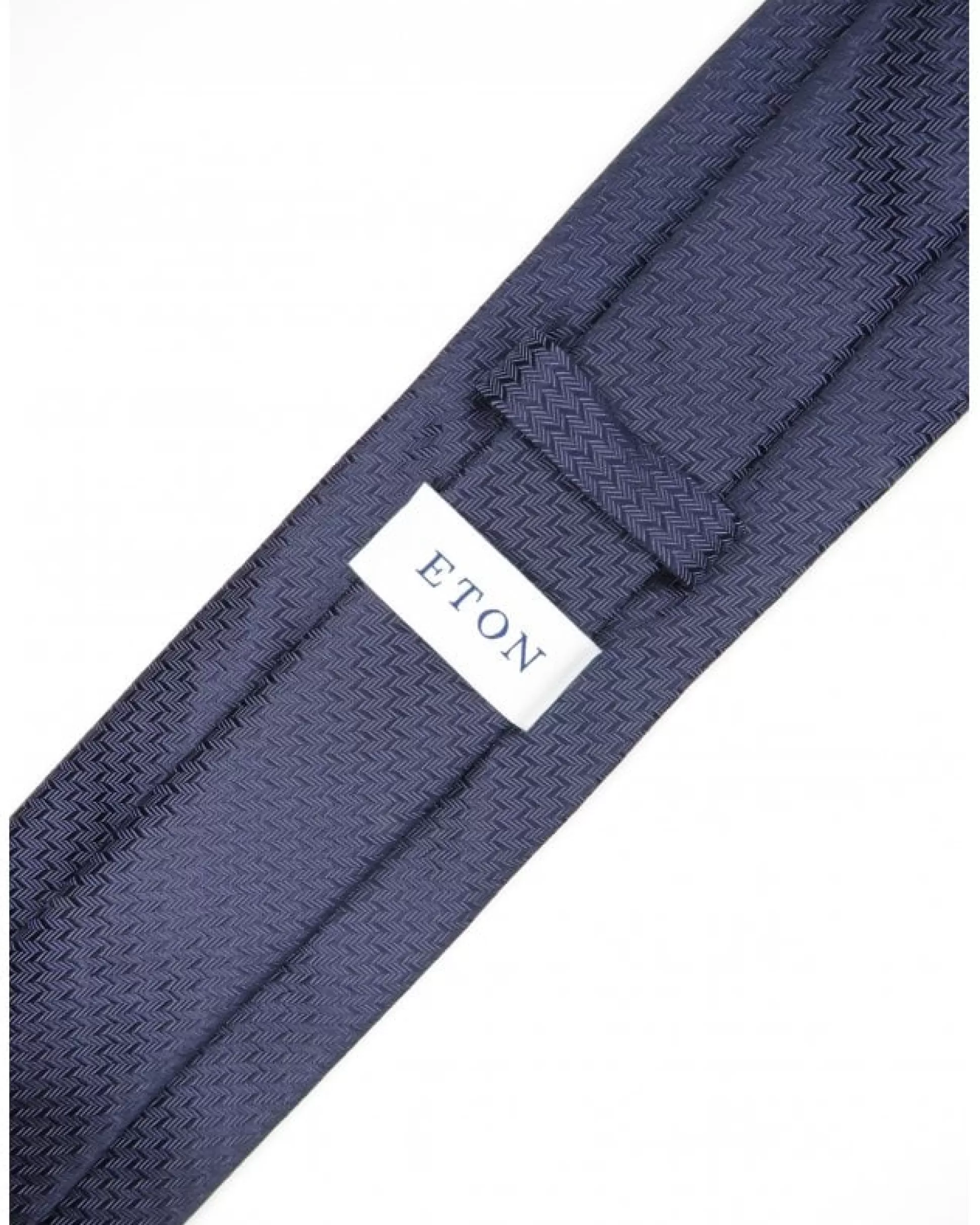 New Henry Bucks ETON ZigZag Silk Evening Tie NAVY