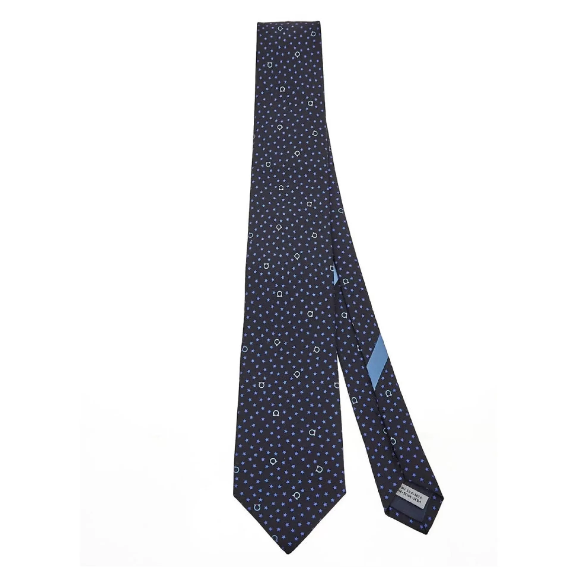 Online Henry Bucks FERRAGAMO Printed Tie NAVY/MULTI