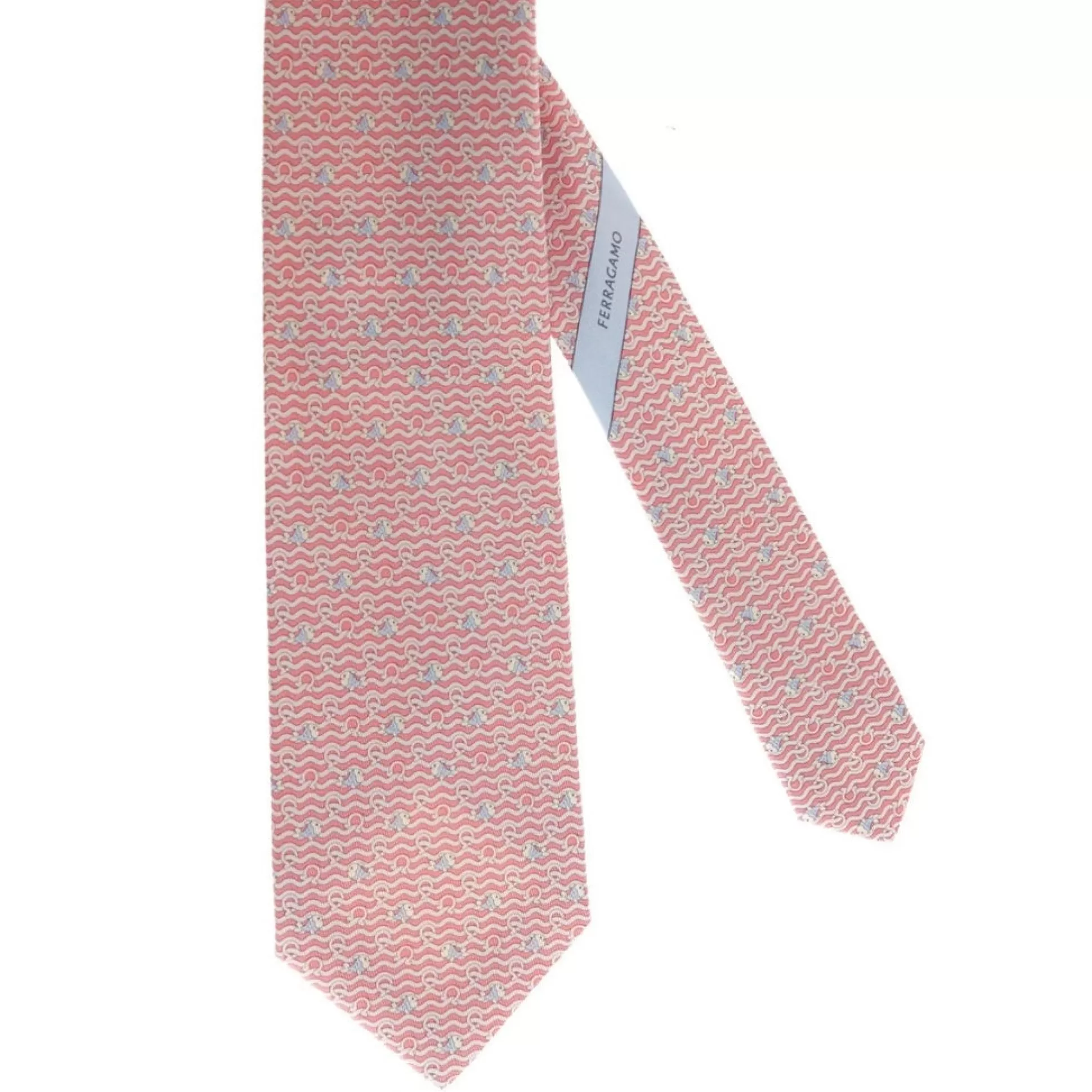 Discount Henry Bucks FERRAGAMO Printed Tie PINK/MULTI