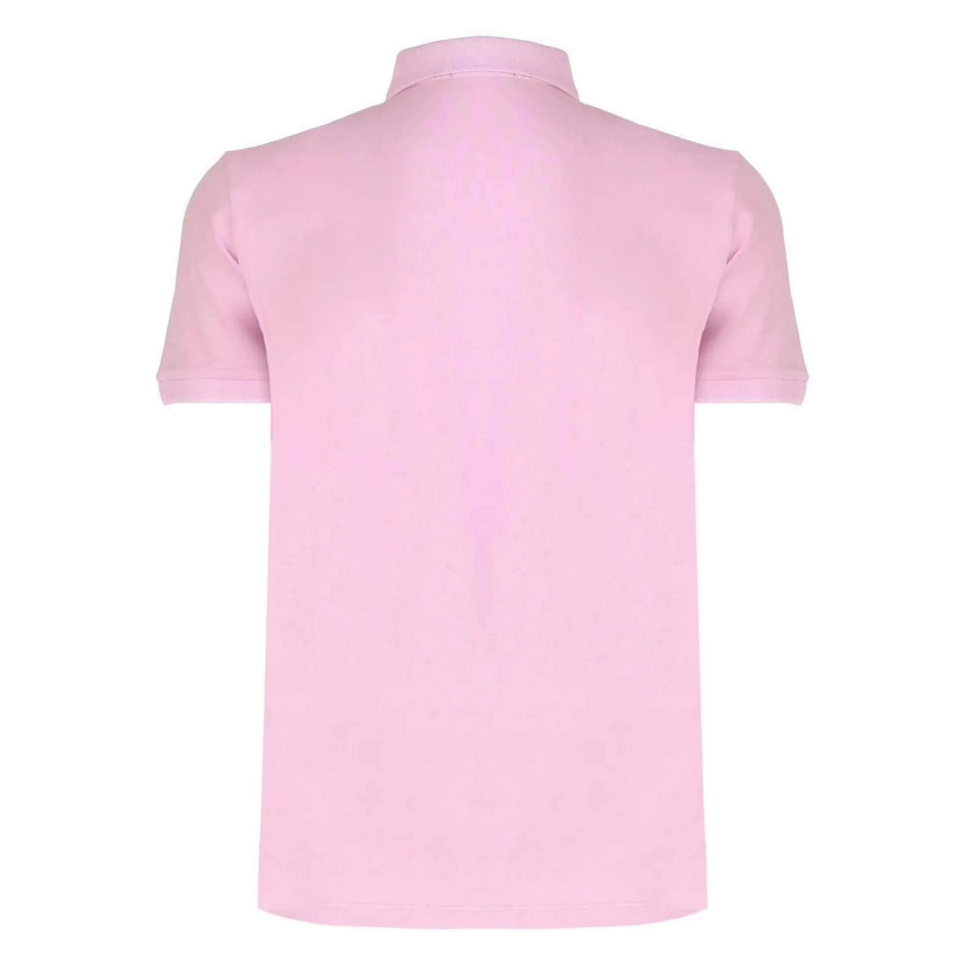 Best Sale Henry Bucks FERRANTE Button Front Short Sleeve Polo PINK