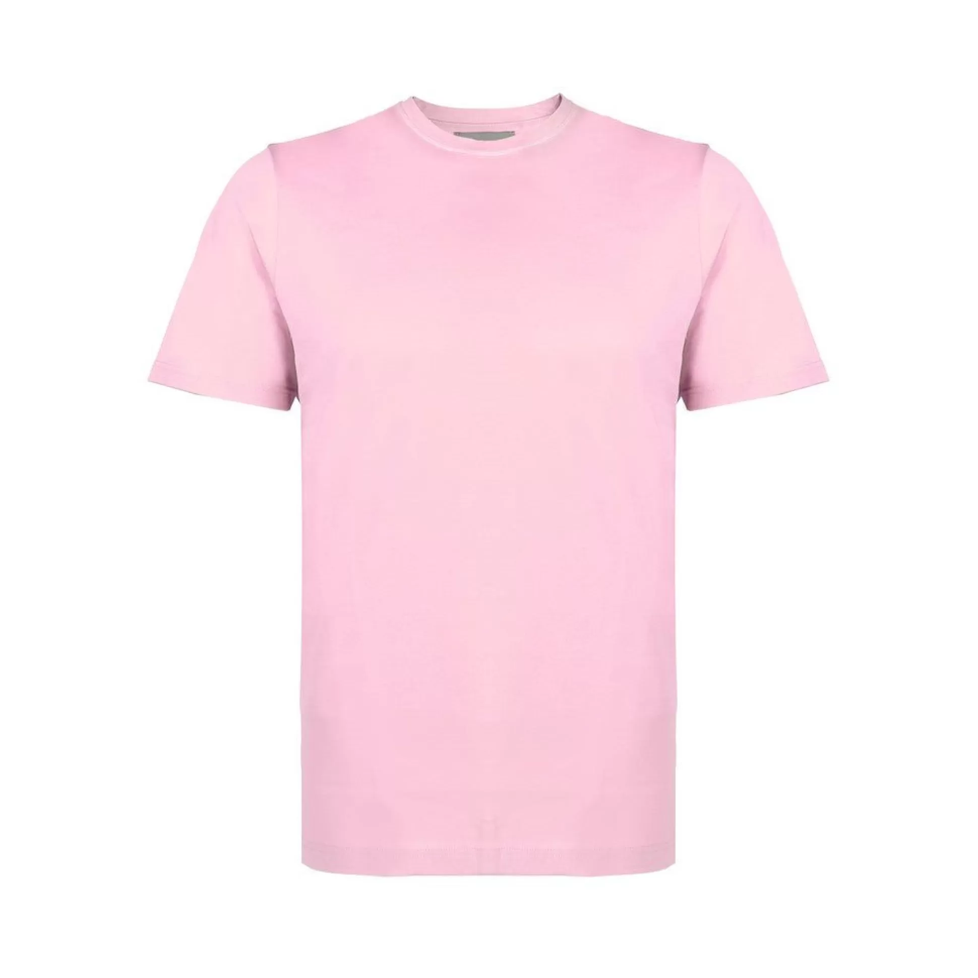 Discount Henry Bucks FERRANTE Cotton Jersey Crew Neck T-Shirt PINK