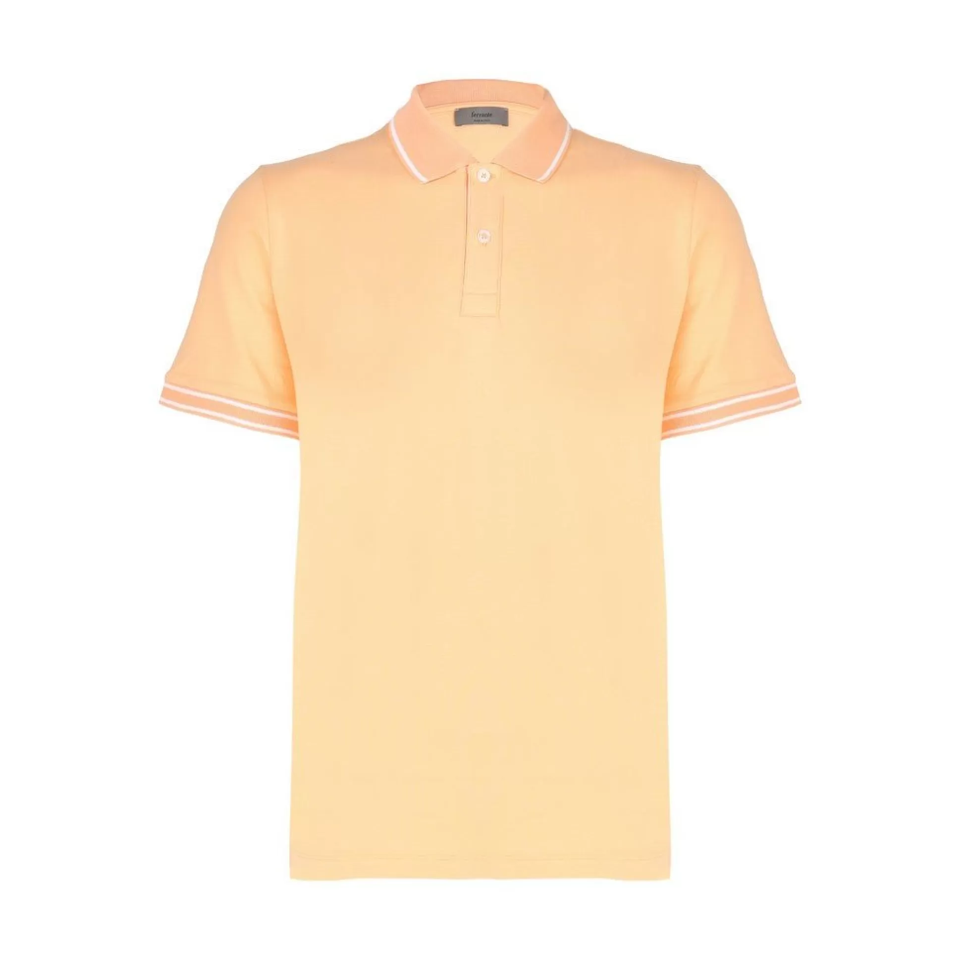 Best Sale Henry Bucks FERRANTE Cotton Pique Polo PEACH