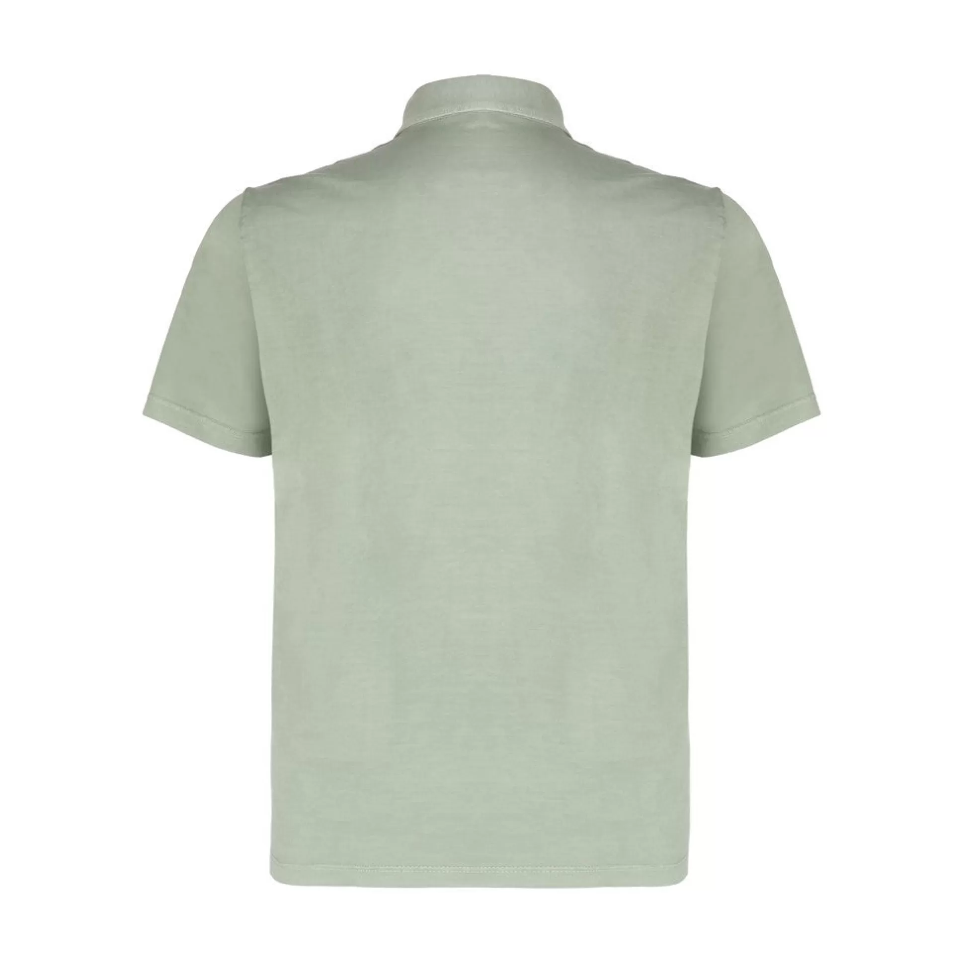 Cheap Henry Bucks FERRANTE Cotton Short Sleeve Polo ARMY GREEN