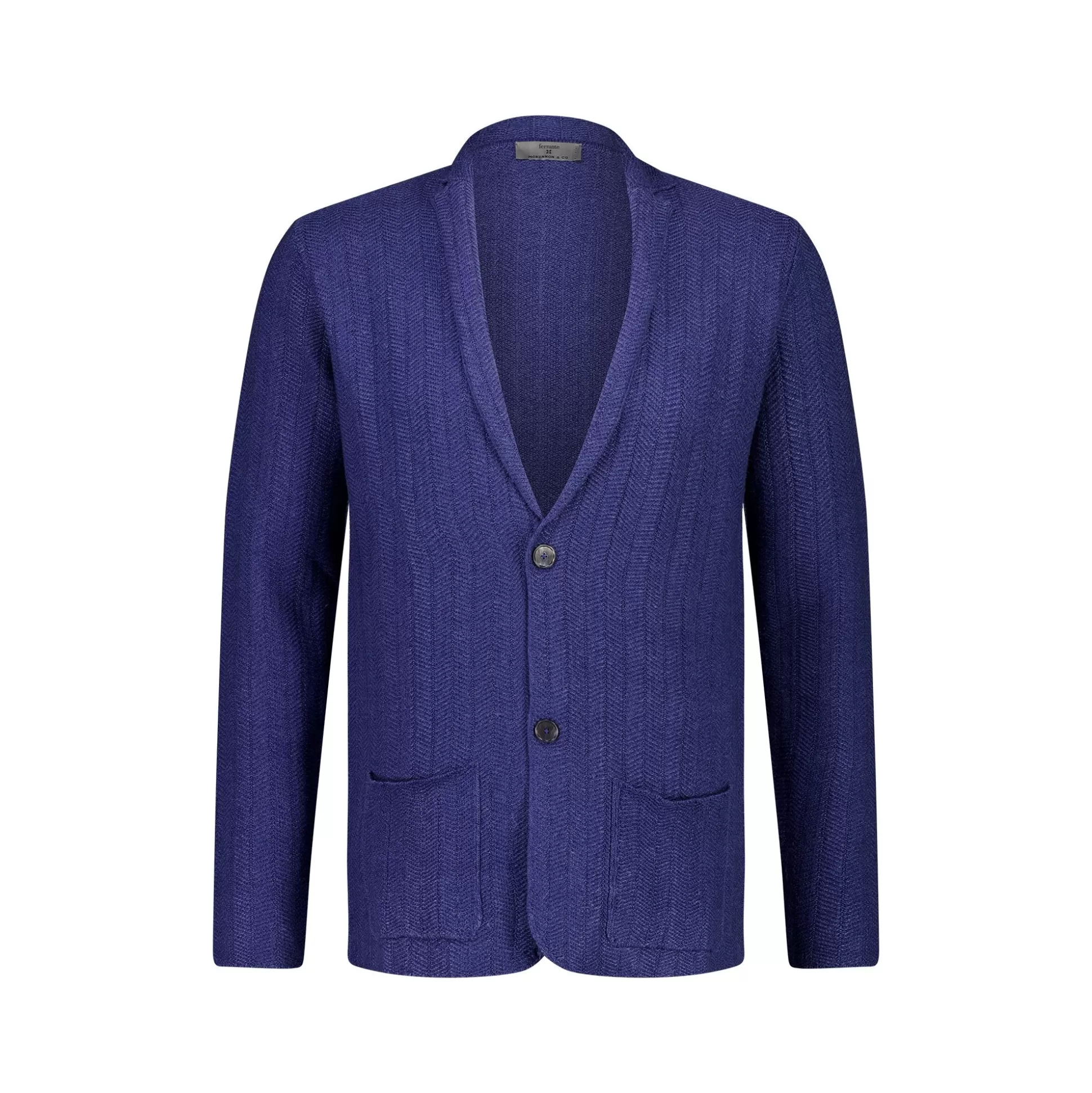 Discount Henry Bucks Ferrante Relaxed Jacket In MID BLUE