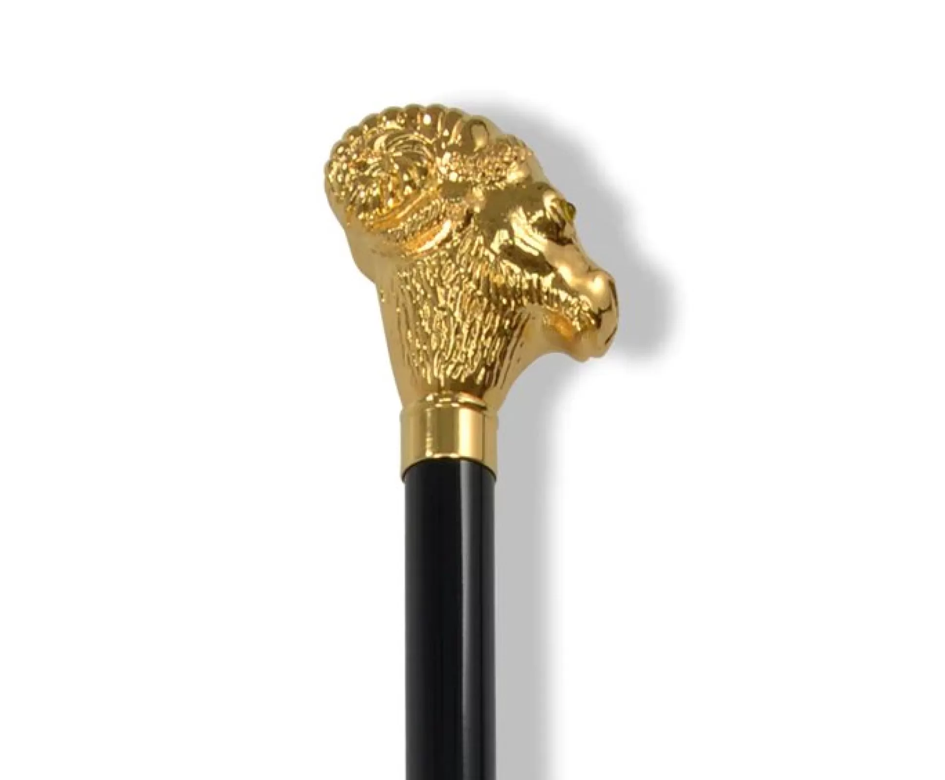 Hot Henry Bucks FOX UMBRELLAS - Ram Walking Stick BLACK/GOLD