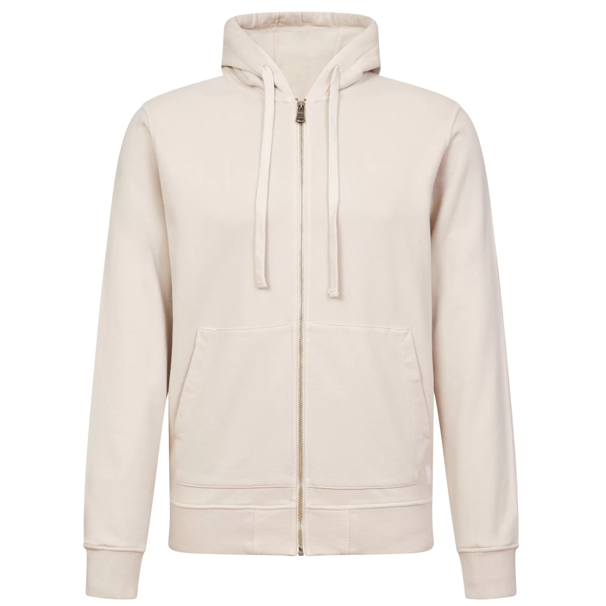 Outlet Henry Bucks FRADI Cotton Fleece Hooded Zip Jacket BEIGE