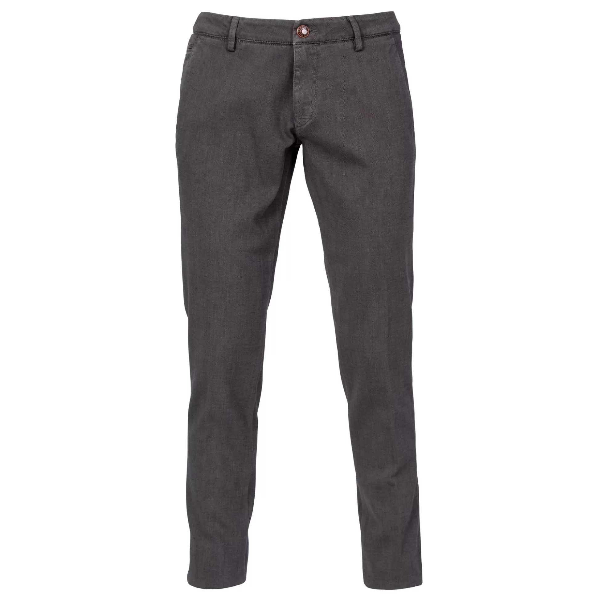 Best Sale Henry Bucks FRADI "Denim Look" Cotton Stretch Chino MID GREY