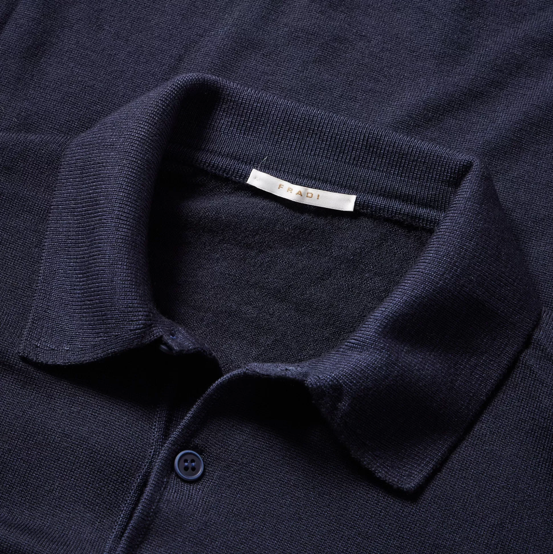 Outlet Henry Bucks FRADI Maglia Collar Sweater Uomo NAVY BLUE