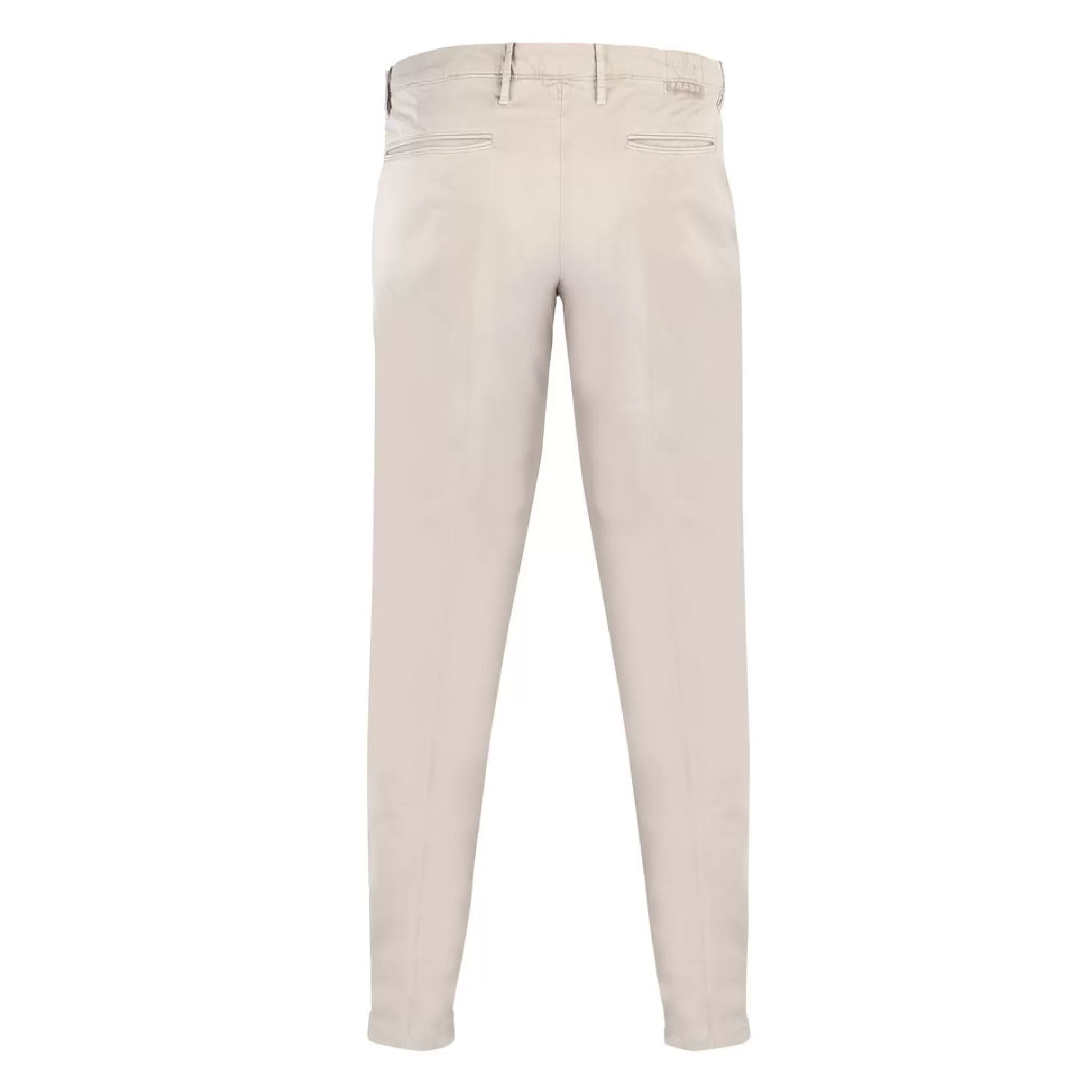 Best Henry Bucks FRADI Satin Cotton Stretch Chino MUD REG