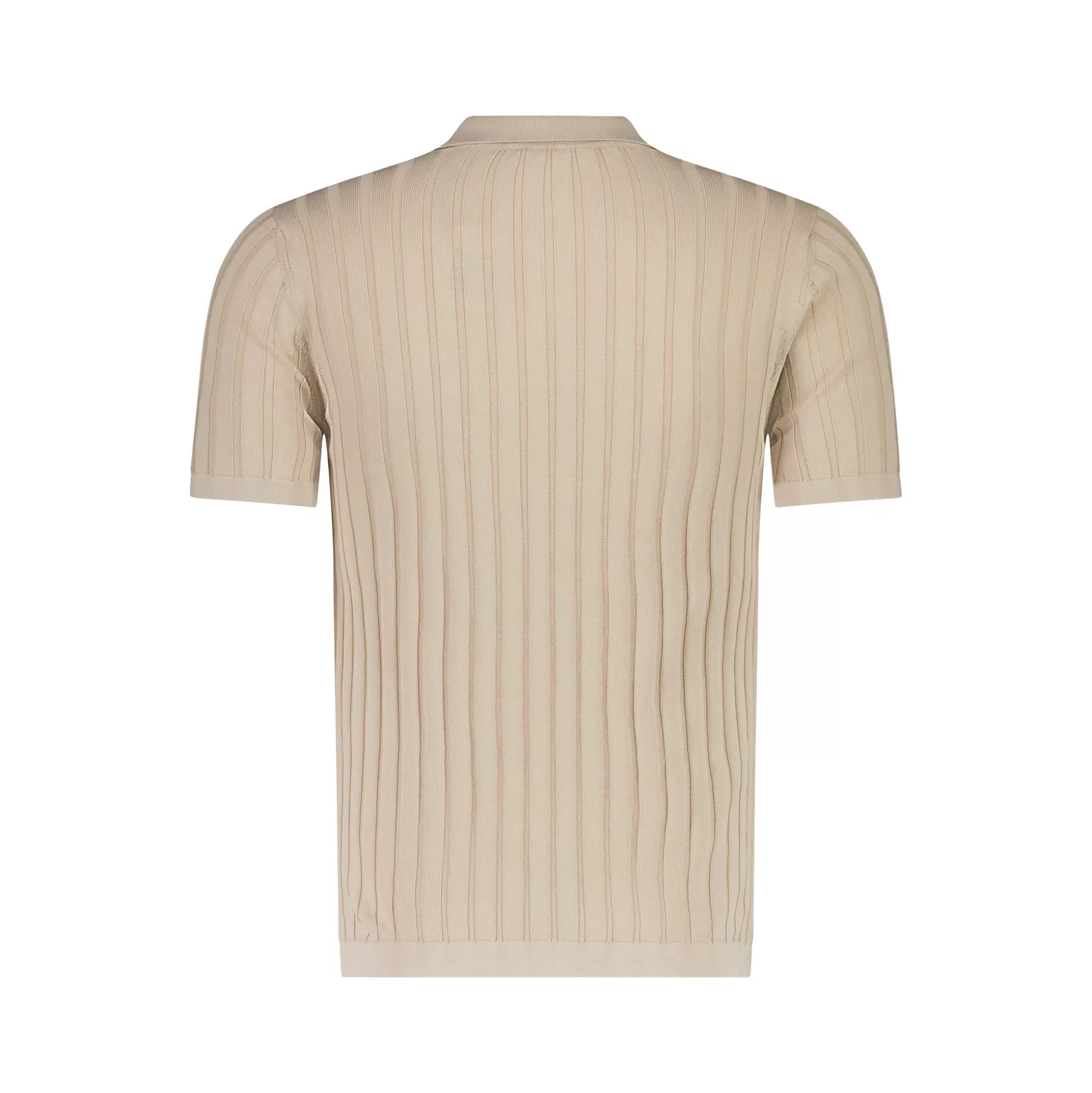 Cheap Henry Bucks FRADI Short Sleeve Ribbed Polo BEIGE