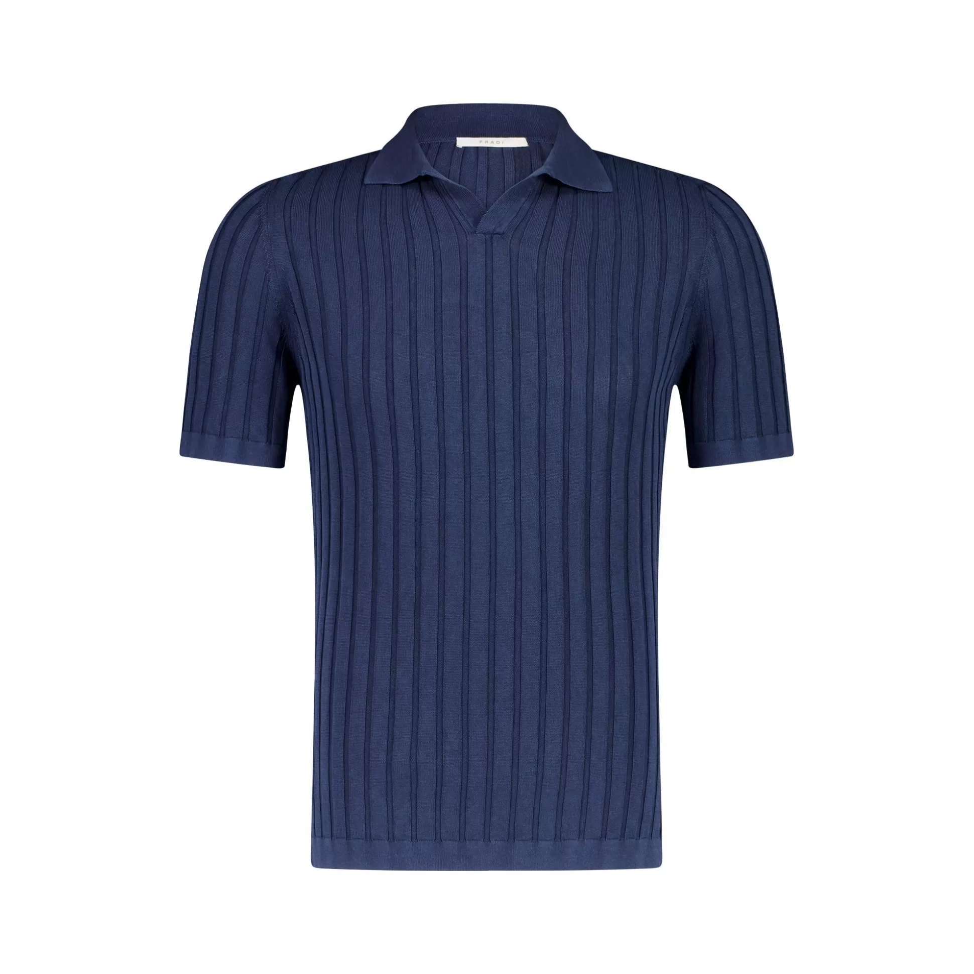 Sale Henry Bucks FRADI Short Sleeve Ribbed Polo NAVY