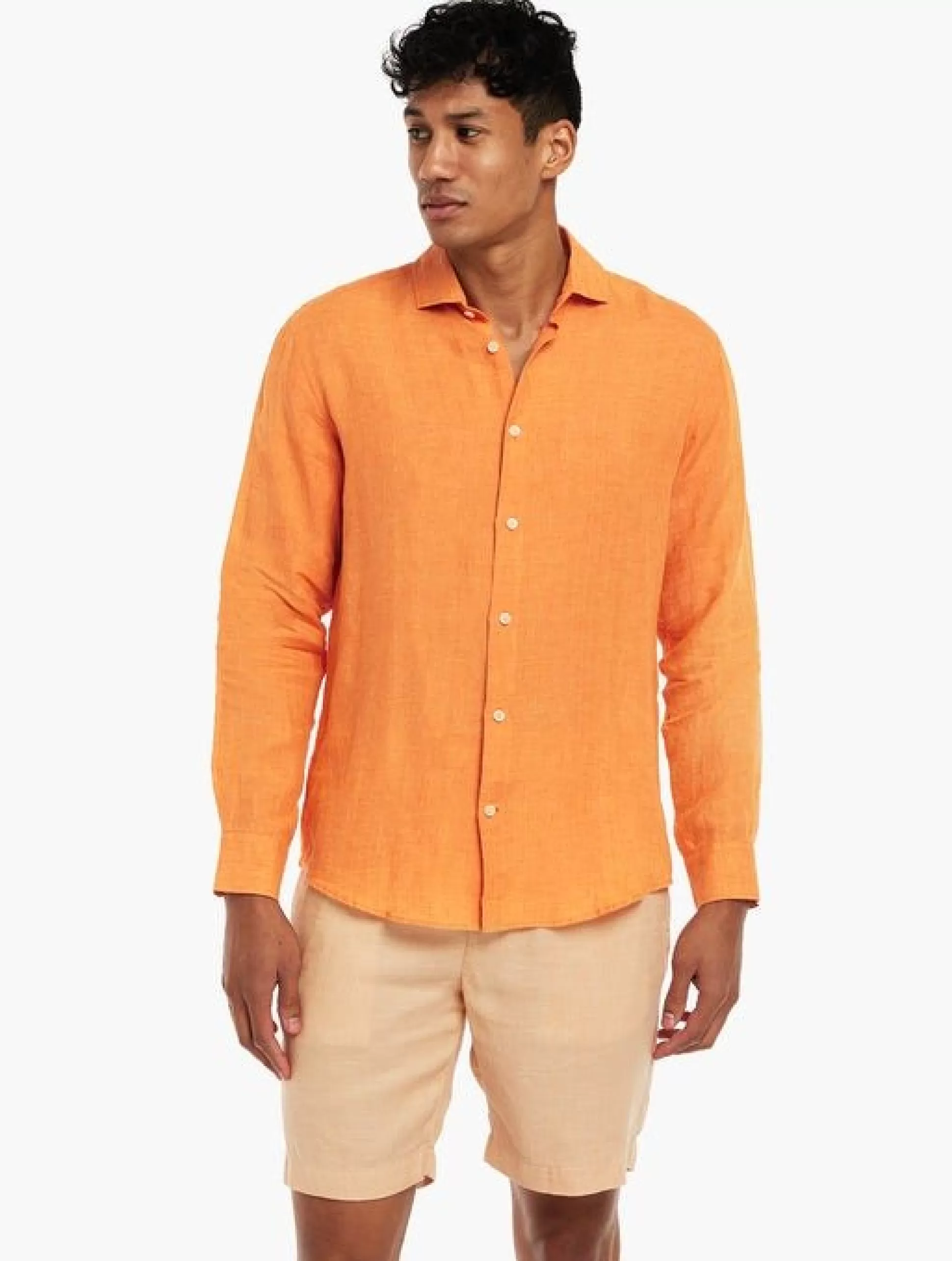 Store Henry Bucks FRESCOBOL CARIOCA Antonio Shirt MANDARIN ORANGE