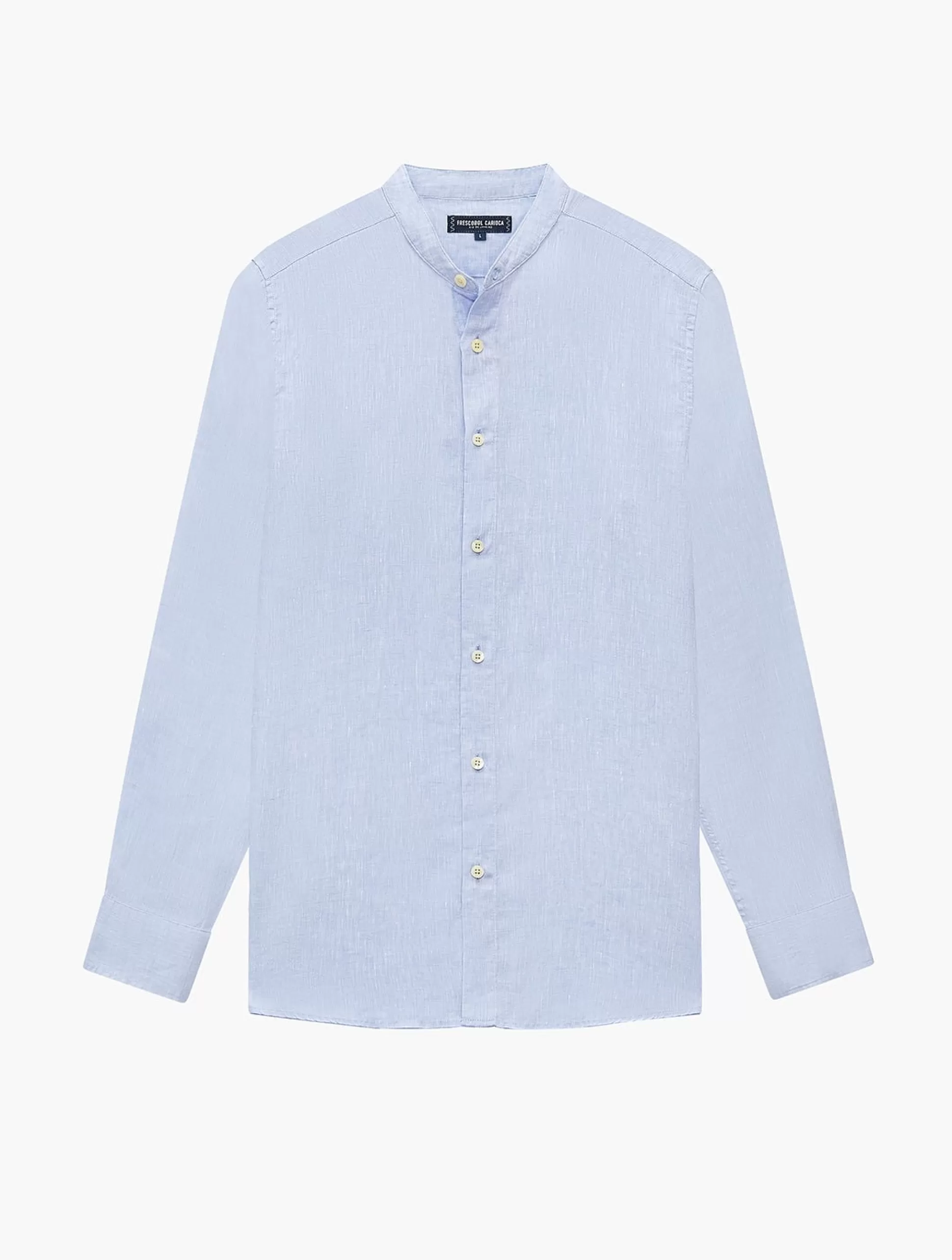 Hot Henry Bucks FRESCOBOL CARIOCA Jorge Linen Shirt BABY BLUE