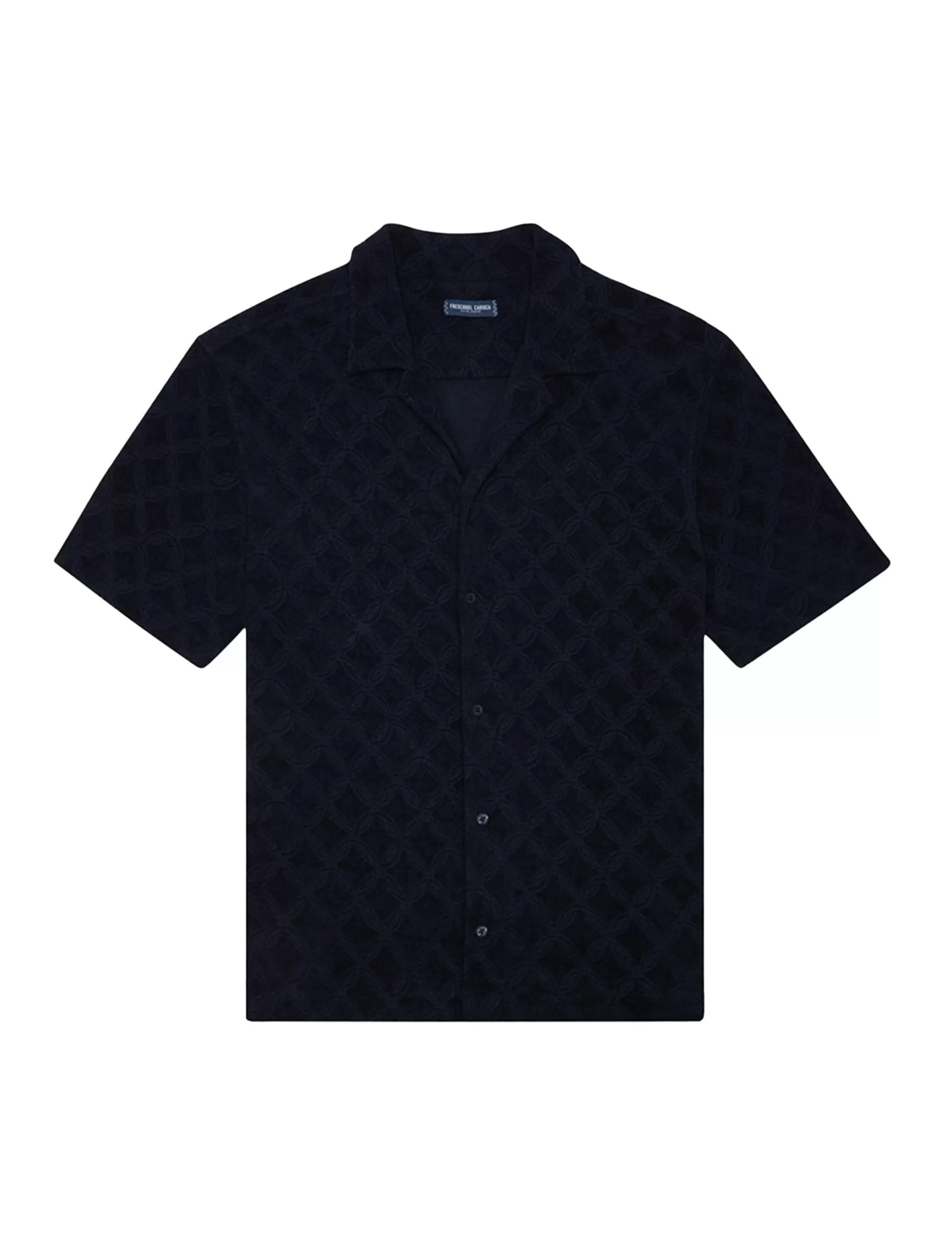 Sale Henry Bucks FRESCOBOL CARIOCA Treliça Roberto Terry Jacquard Shirt NAVY