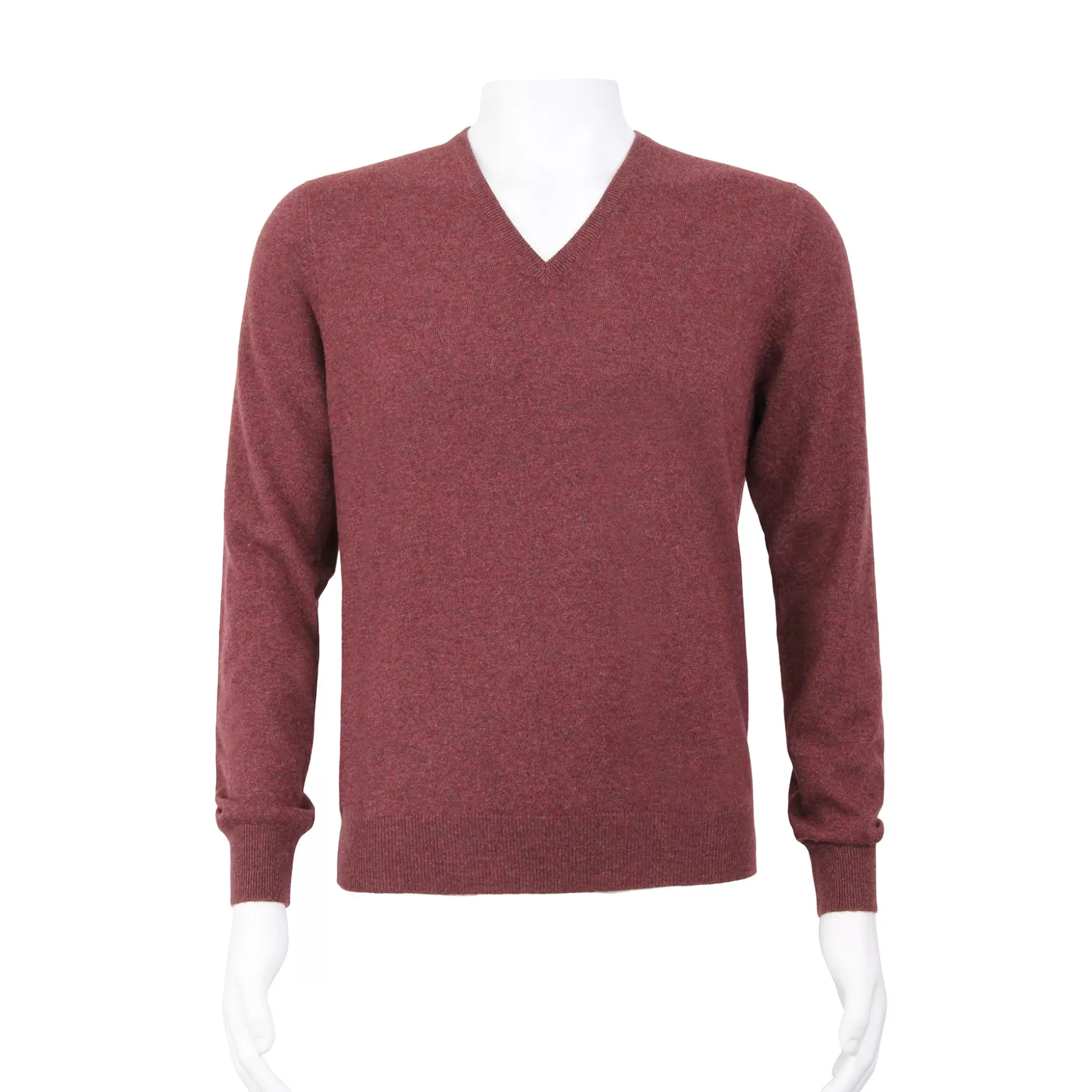 Sale Henry Bucks GRAN SASSO CASHMERE V-NECK RAISIN