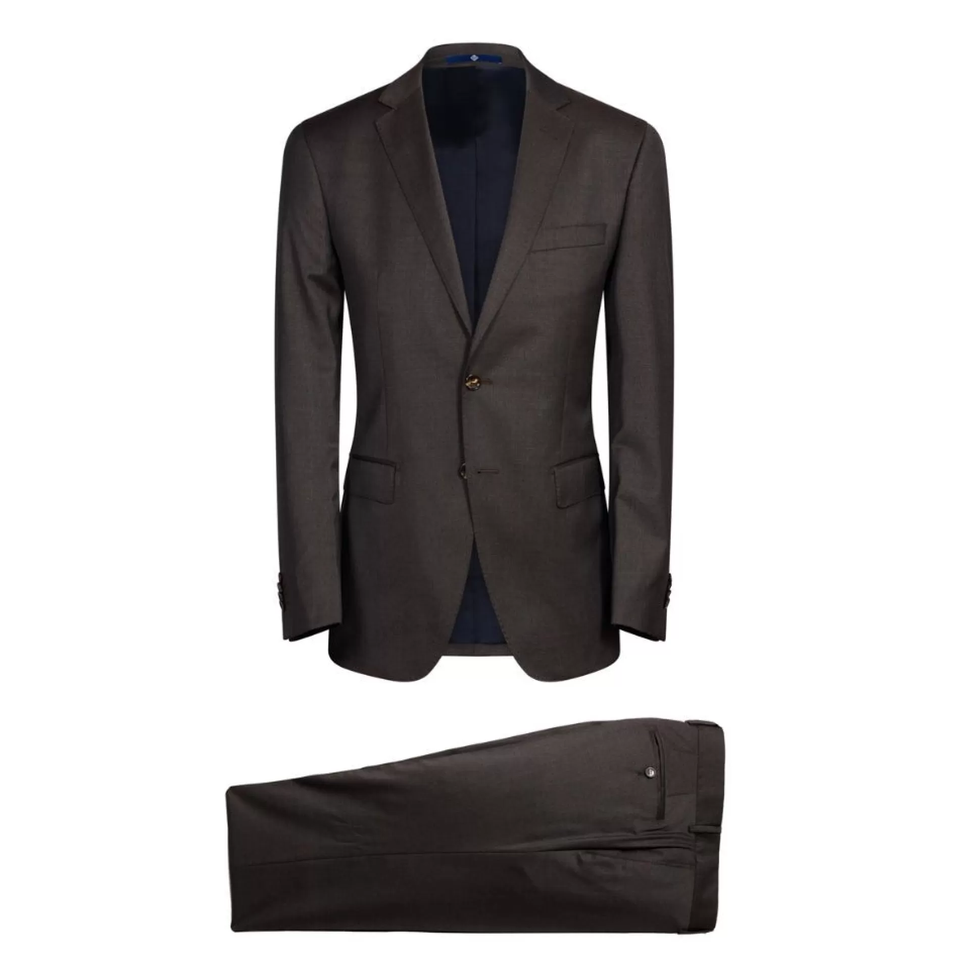 Cheap Henry Bucks Single Breasted 2 Button Business Suit CHARCOAL REG