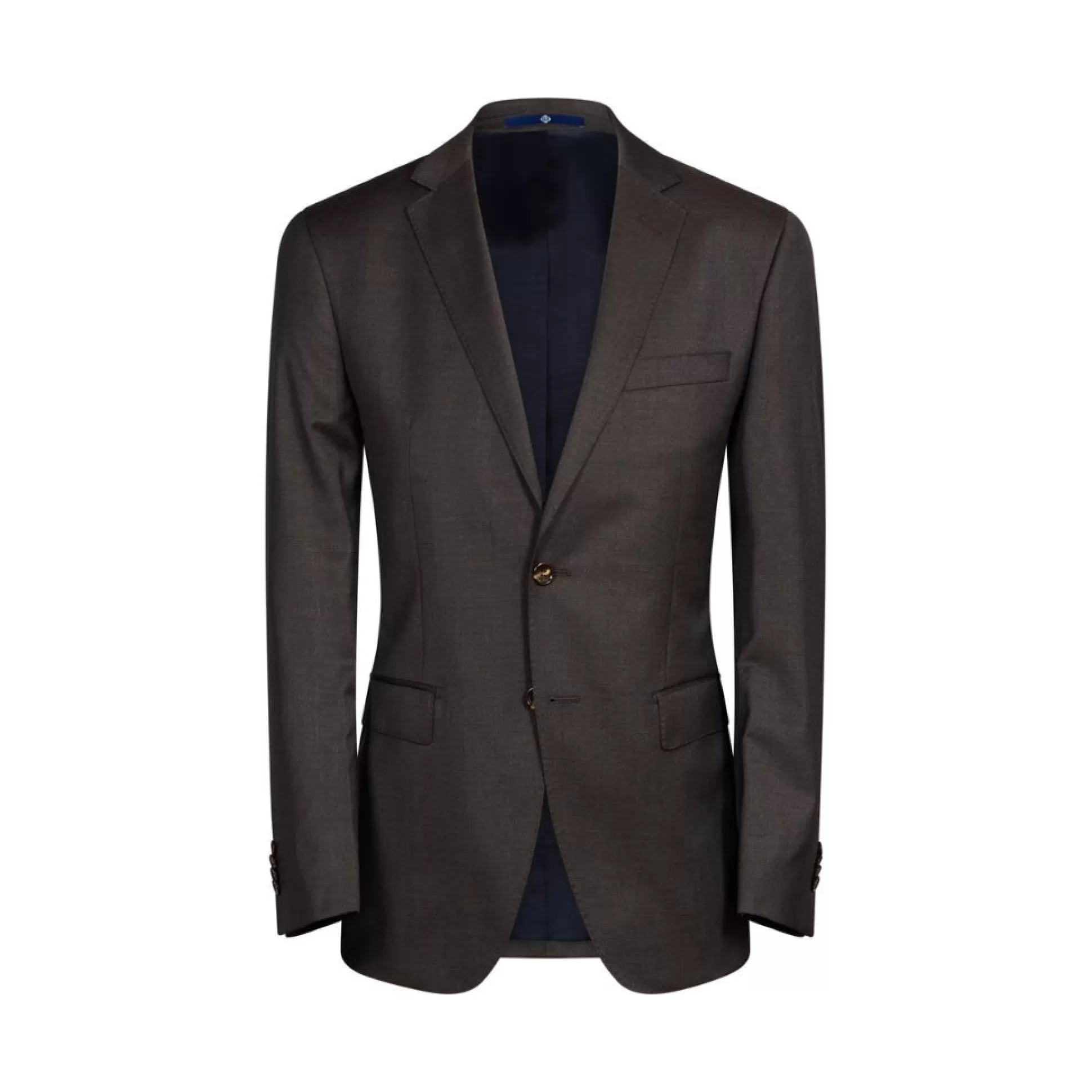 Cheap Henry Bucks Single Breasted 2 Button Business Suit CHARCOAL REG