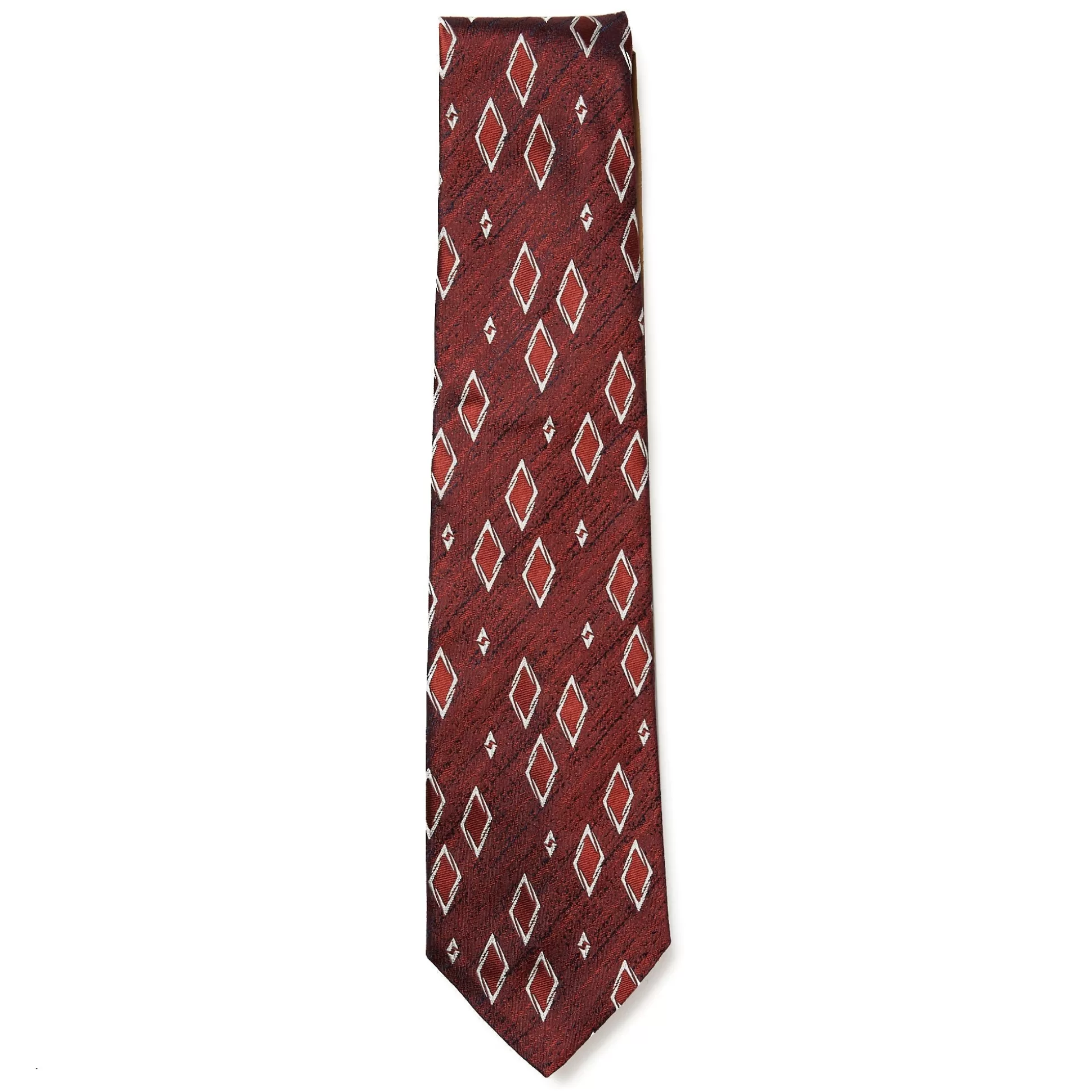 Fashion Henry Bucks HENRY SARTORIAL 3 Fold Silk Platinum Tie RED