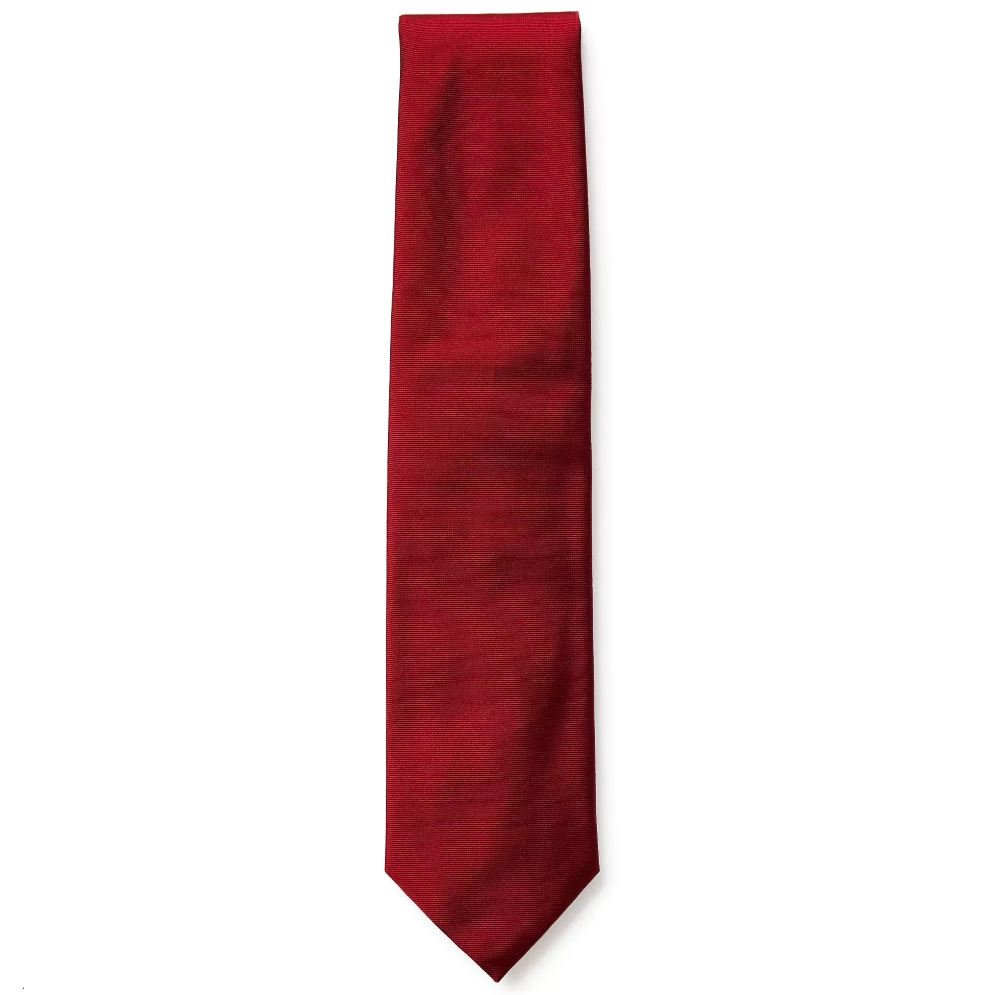 Outlet Henry Bucks HENRY SARTORIAL 3 Fold Zeus Collection Tie RED