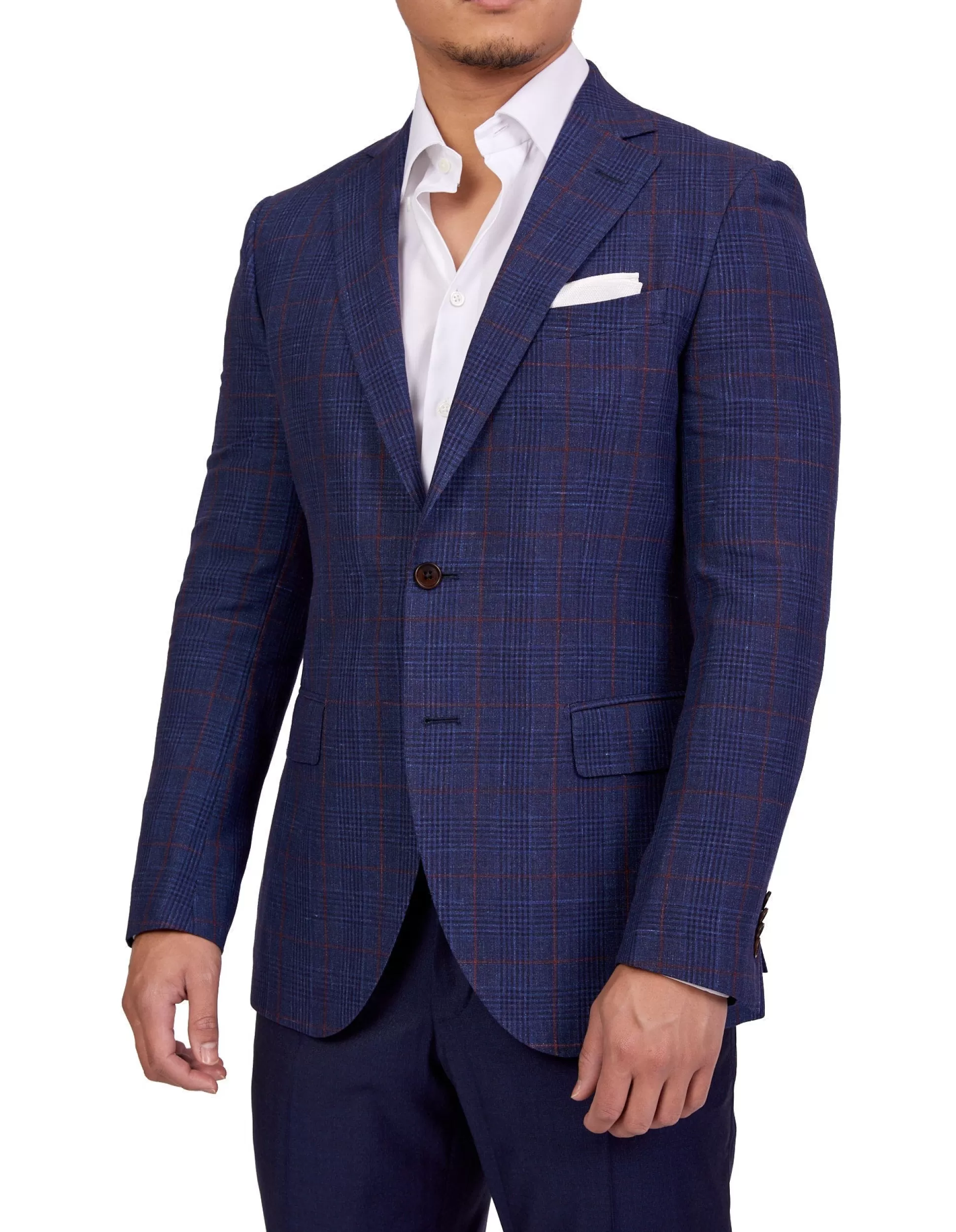 Best Henry Bucks Henry Sartorial Carlton Blazer NAVY/RED REG