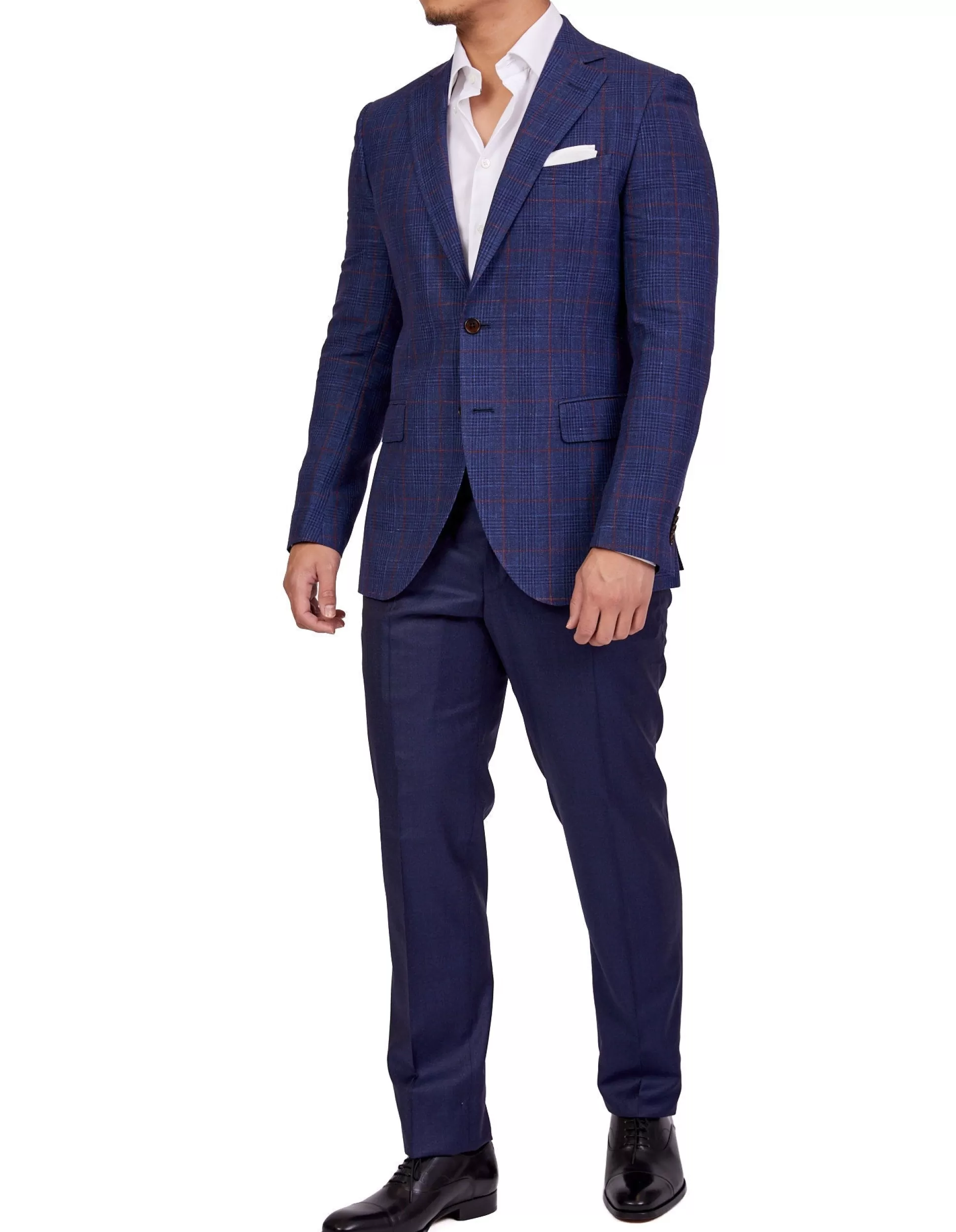 Best Henry Bucks Henry Sartorial Carlton Blazer NAVY/RED REG