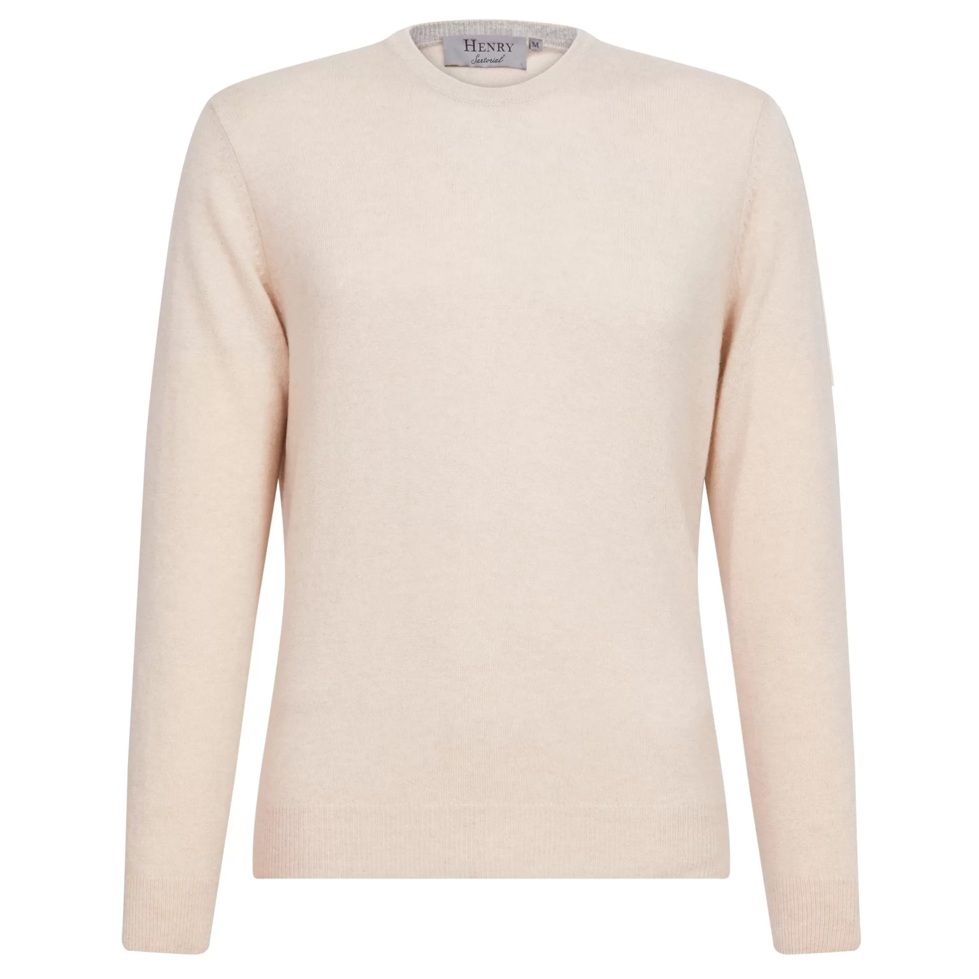 Outlet Henry Bucks HENRY SARTORIAL Cashmere Crew Neck Knit CREAM