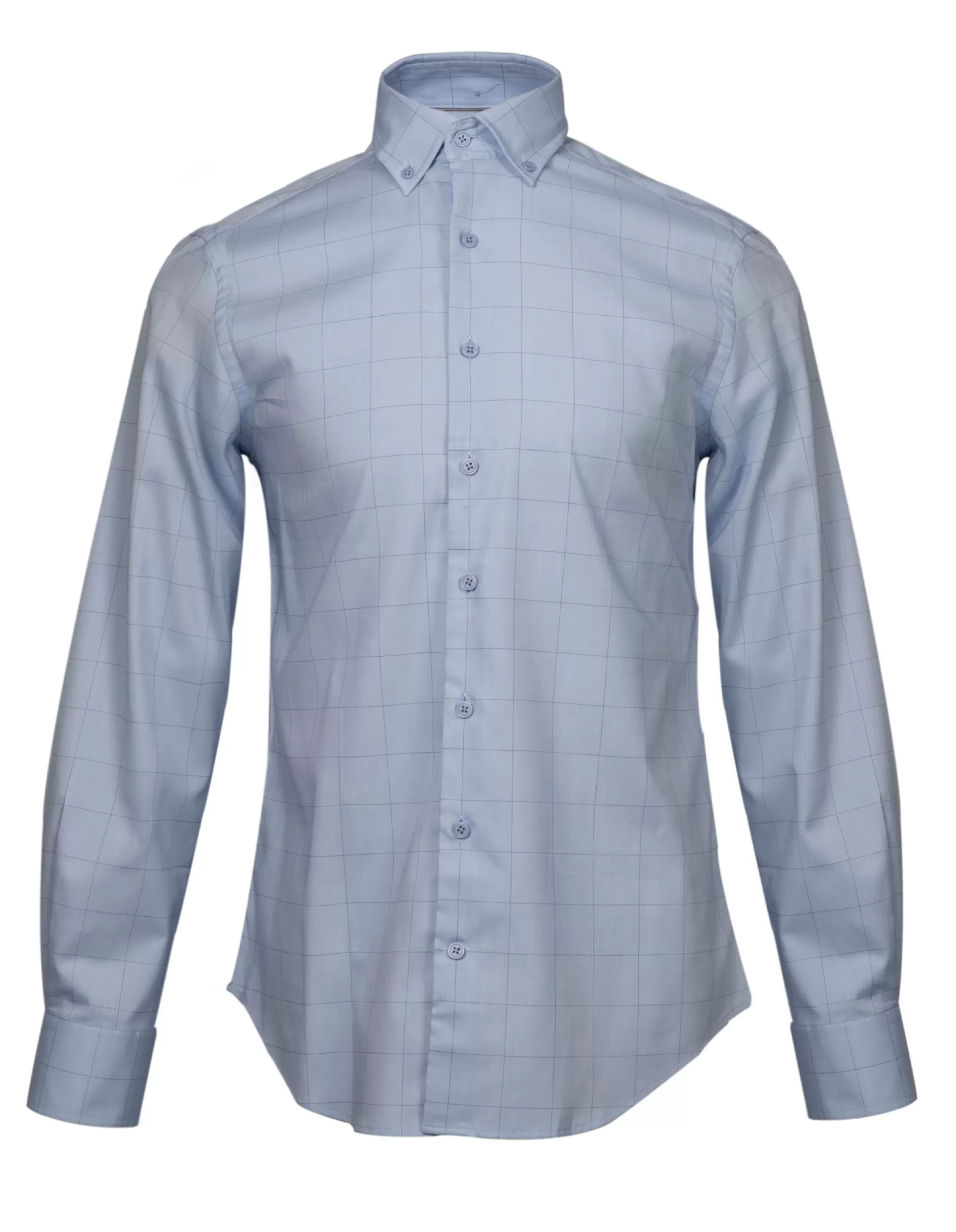 Shop Henry Bucks HENRY SARTORIAL Casual Plain Shirt BLUE