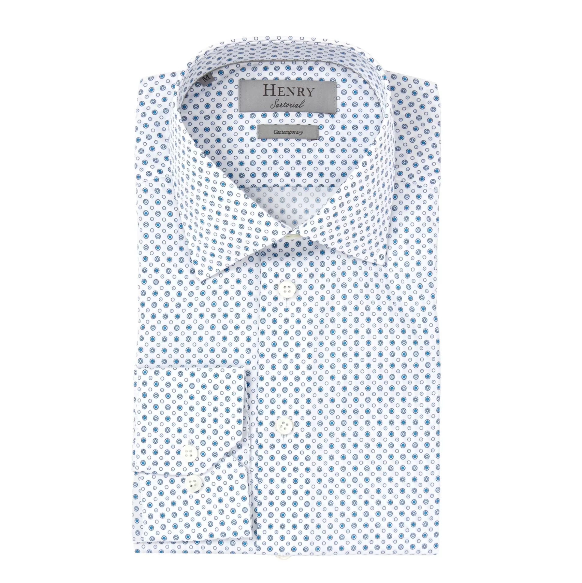 Hot Henry Bucks HENRY SARTORIAL Casual Shirt WHITE