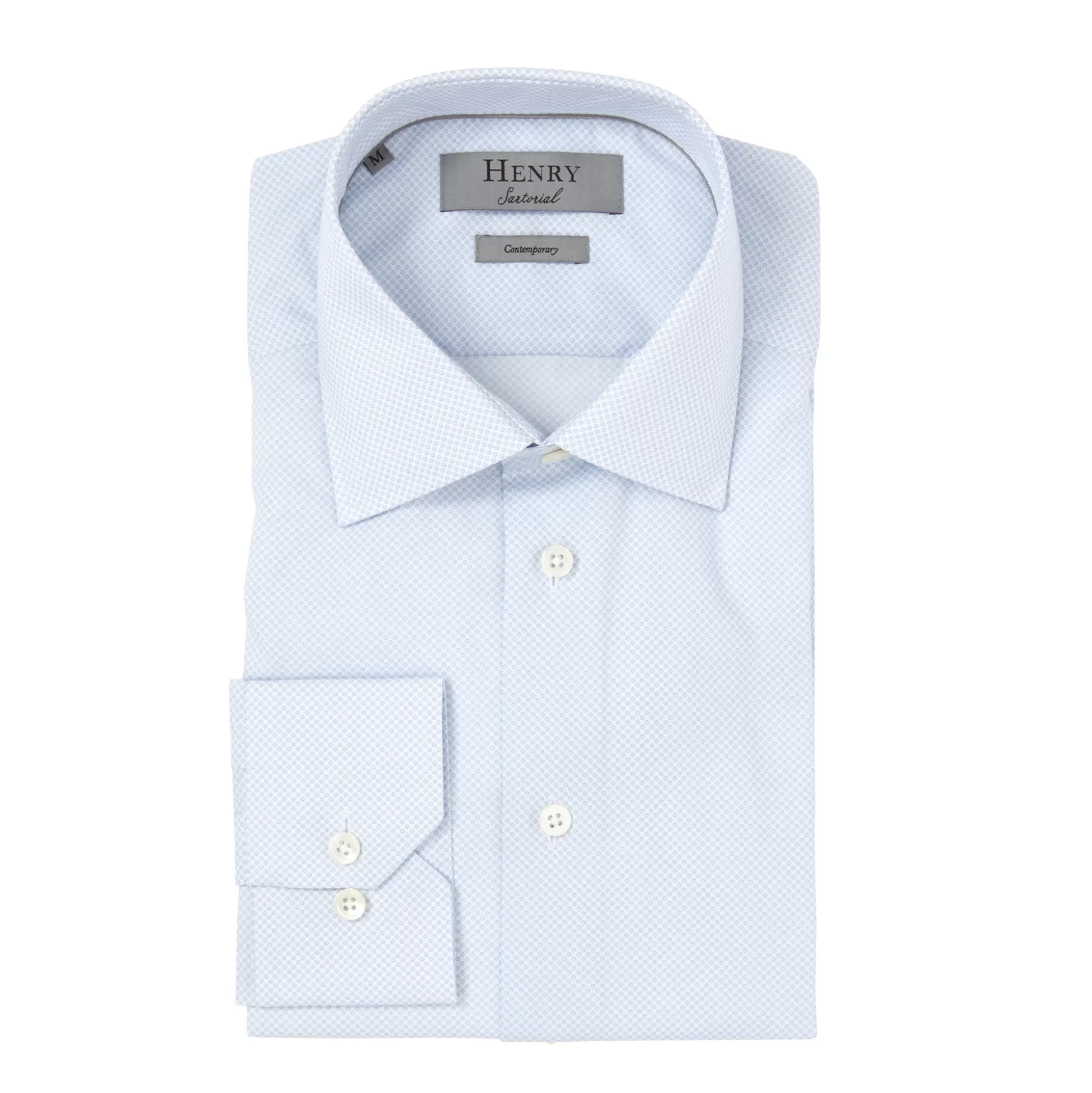 Store Henry Bucks HENRY SARTORIAL Casual Shirt WHITE