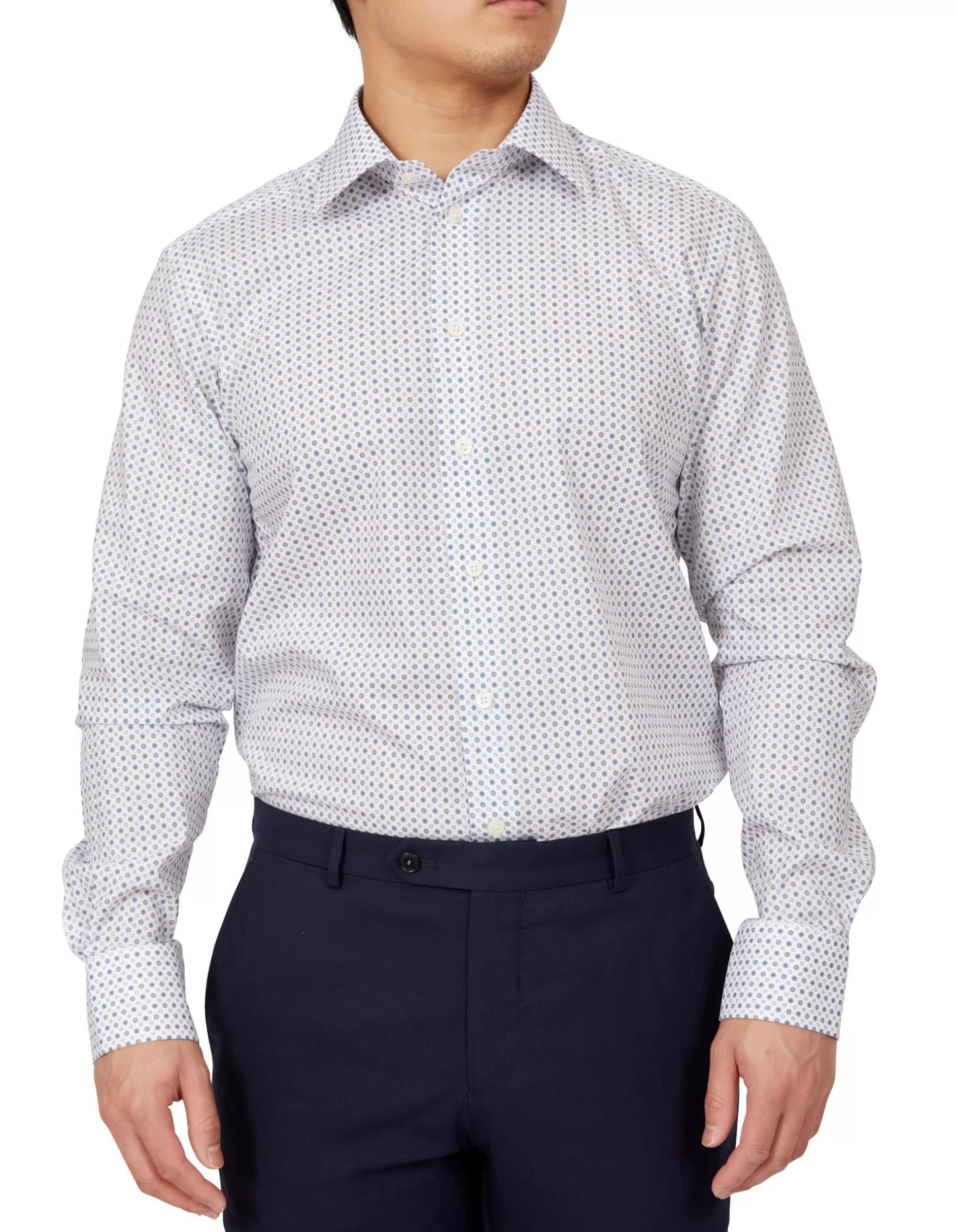 Hot Henry Bucks HENRY SARTORIAL Casual Shirt WHITE