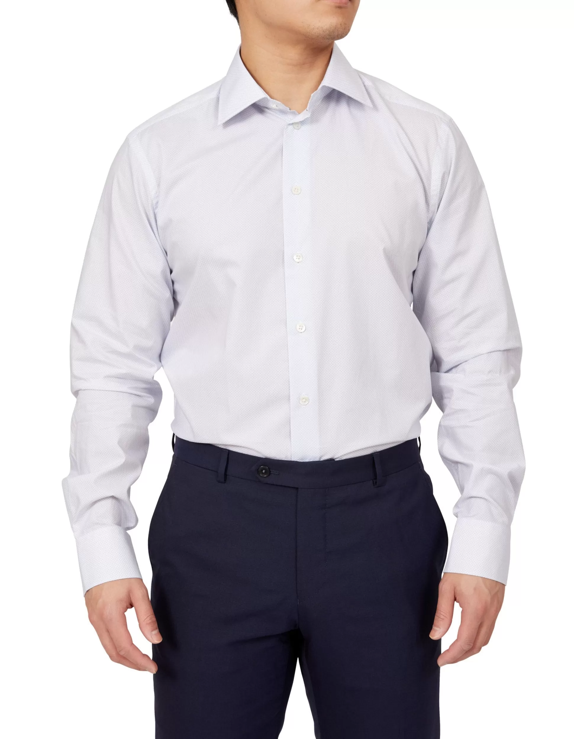 Store Henry Bucks HENRY SARTORIAL Casual Shirt WHITE