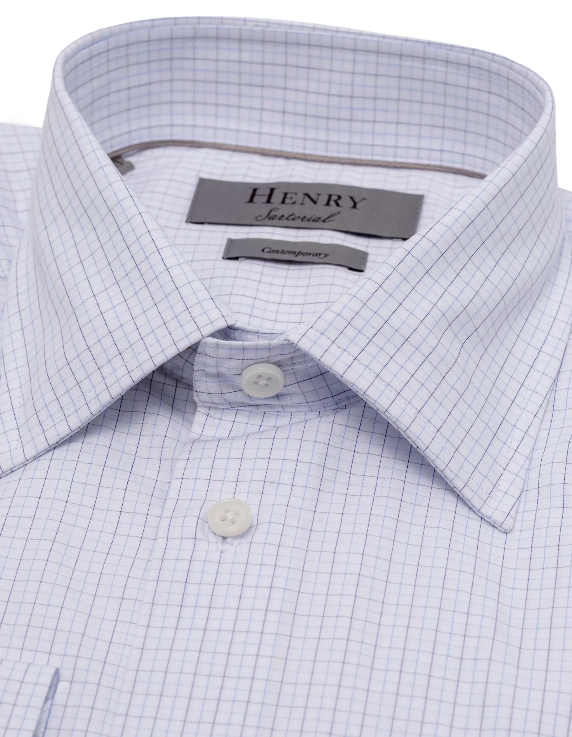 Outlet Henry Bucks HENRY SARTORIAL Classic Fit Check Shirt MULTI MULTI SC-CLASSIC FIT