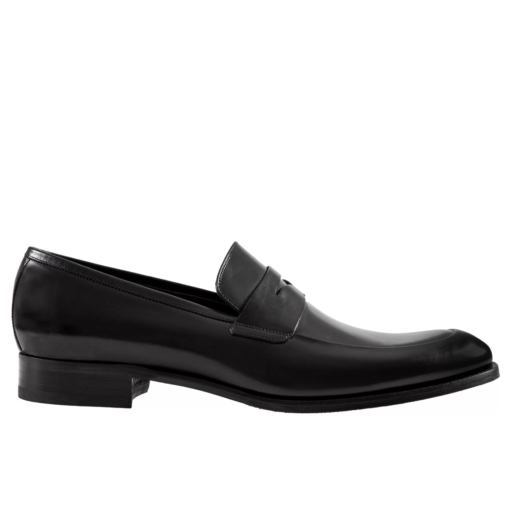 Sale Henry Bucks HENRY SARTORIAL Classic Penny Loafers BLACK