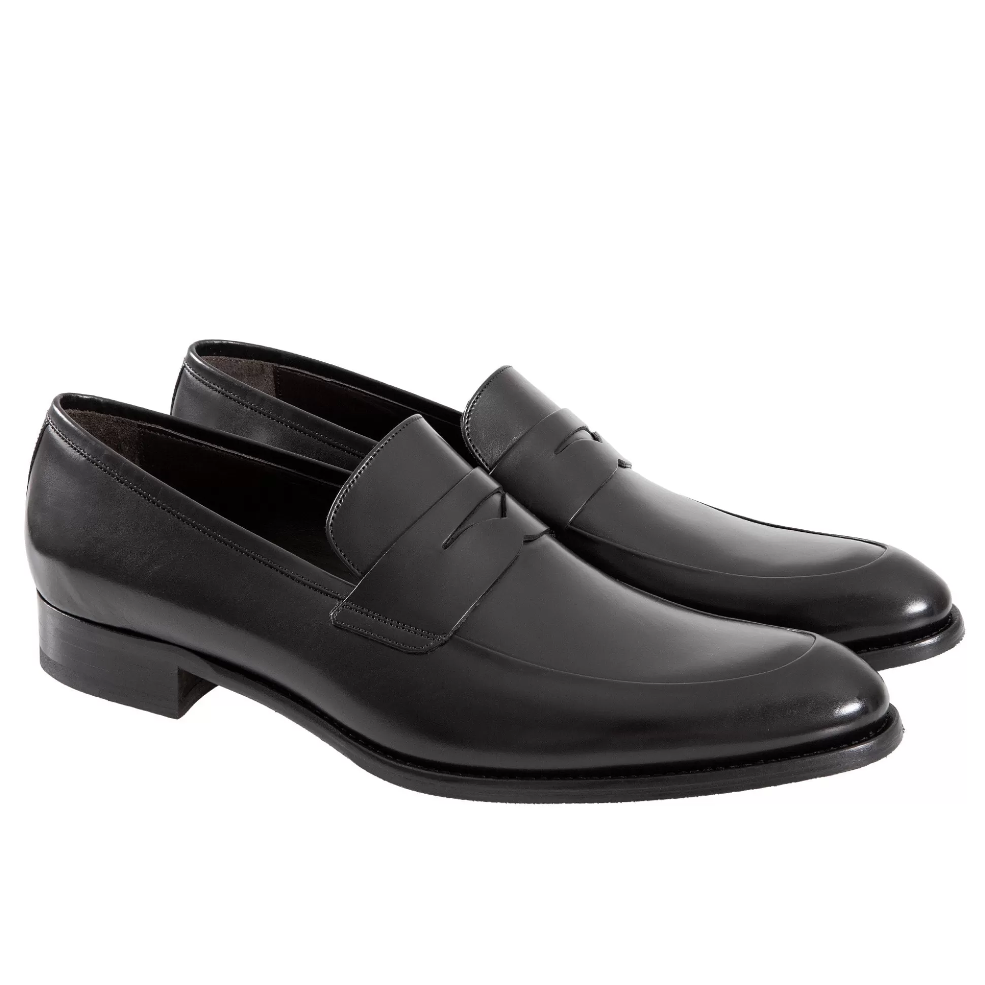 Sale Henry Bucks HENRY SARTORIAL Classic Penny Loafers BLACK