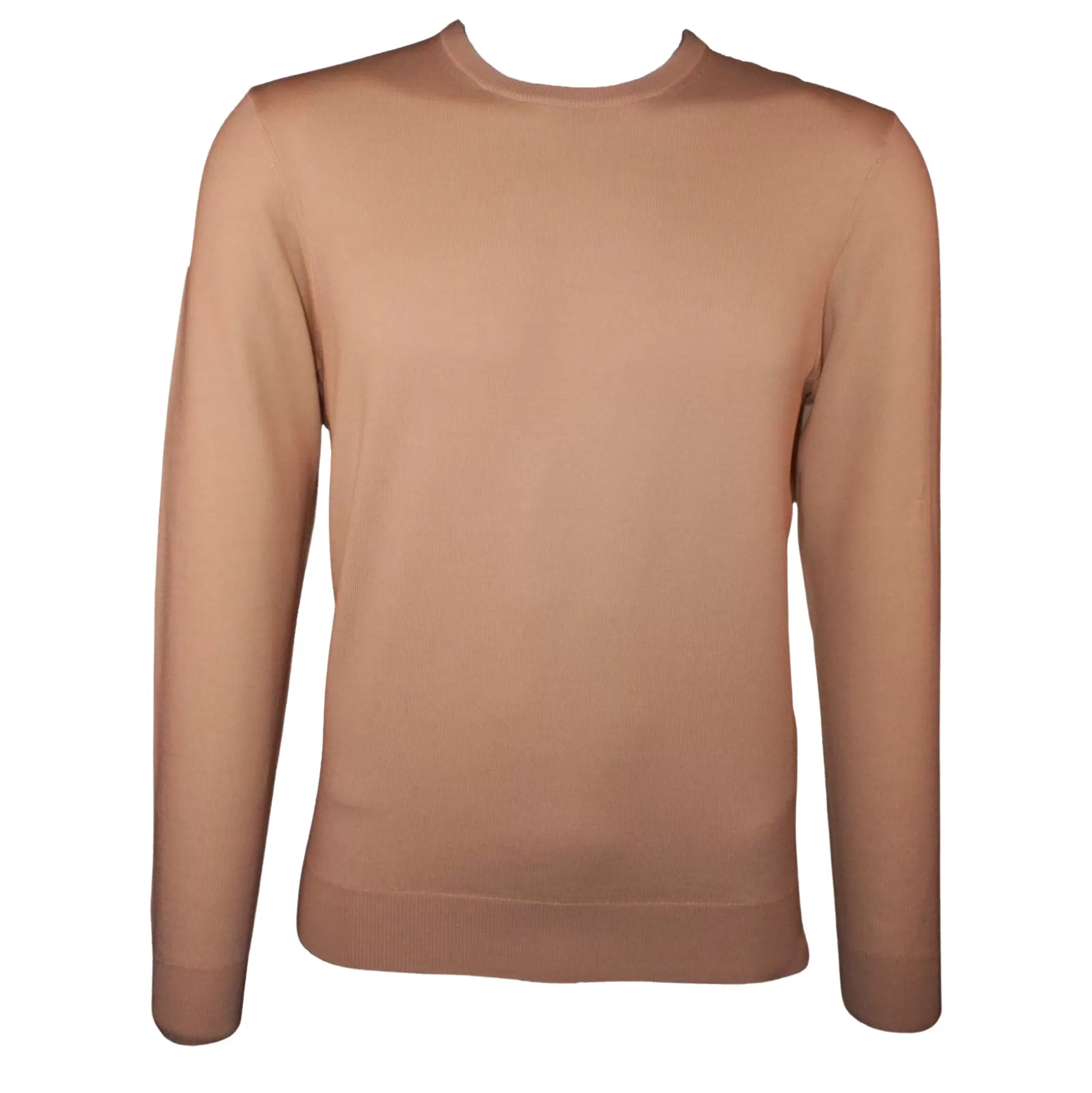 Cheap Henry Bucks HENRY SARTORIAL Crew Neck Jumper LIGHT BROWN