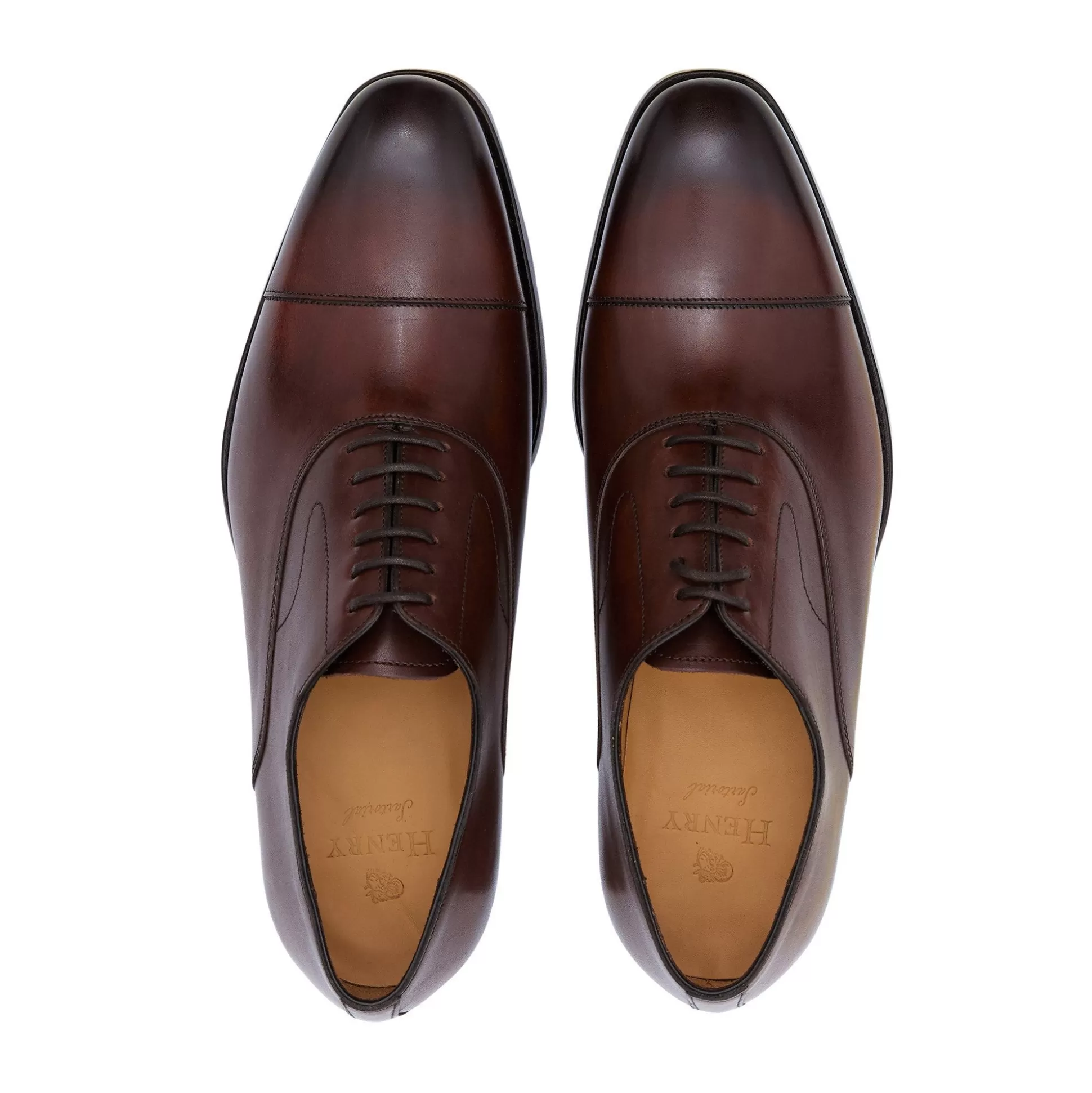 Best Sale Henry Bucks HENRY SARTORIAL Danby Oxford DARK BROWN