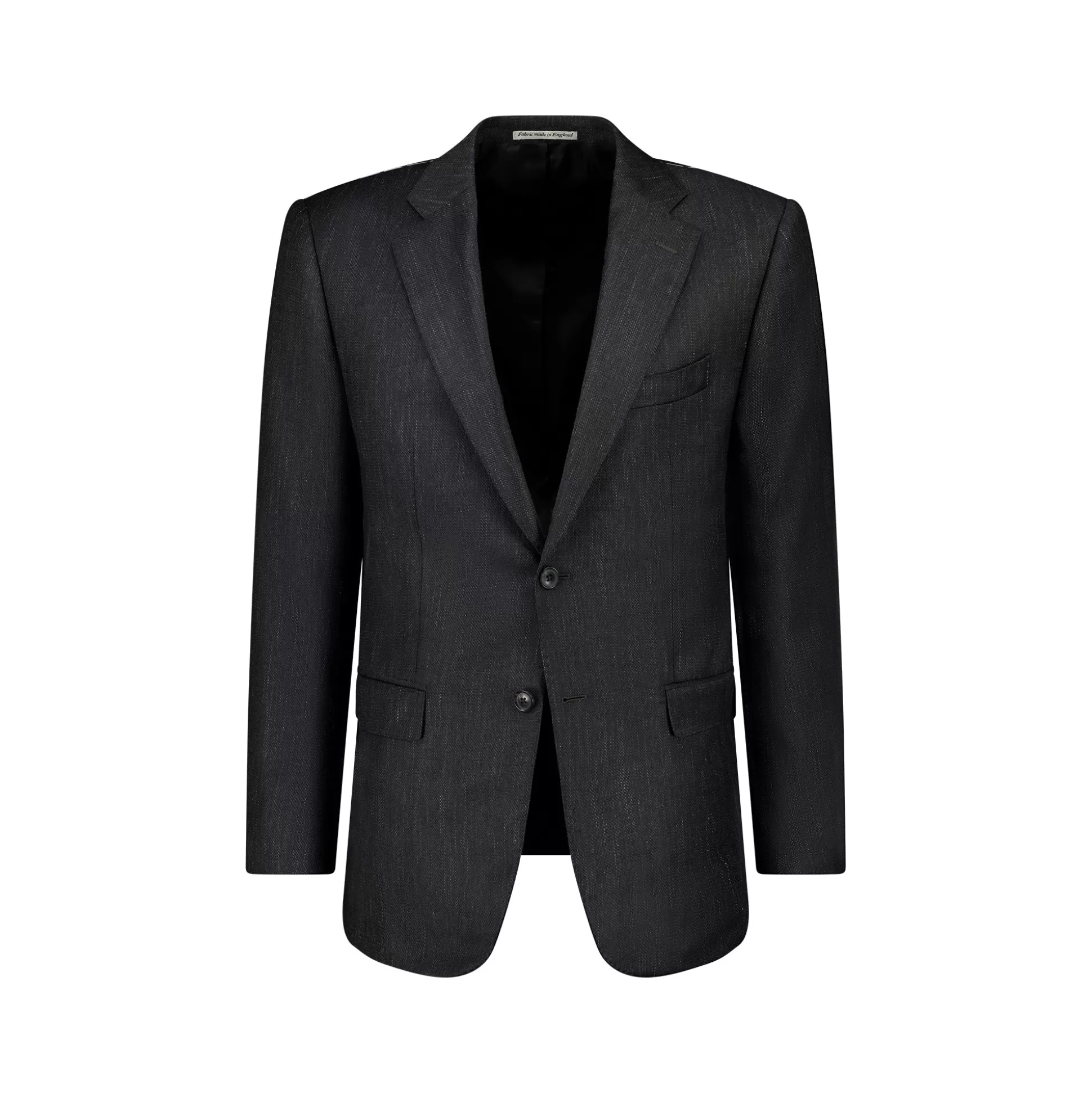 Shop Henry Bucks HENRY SARTORIAL DORMEUIL Wool/Silk/Linen Jacket CHARCOAL REG