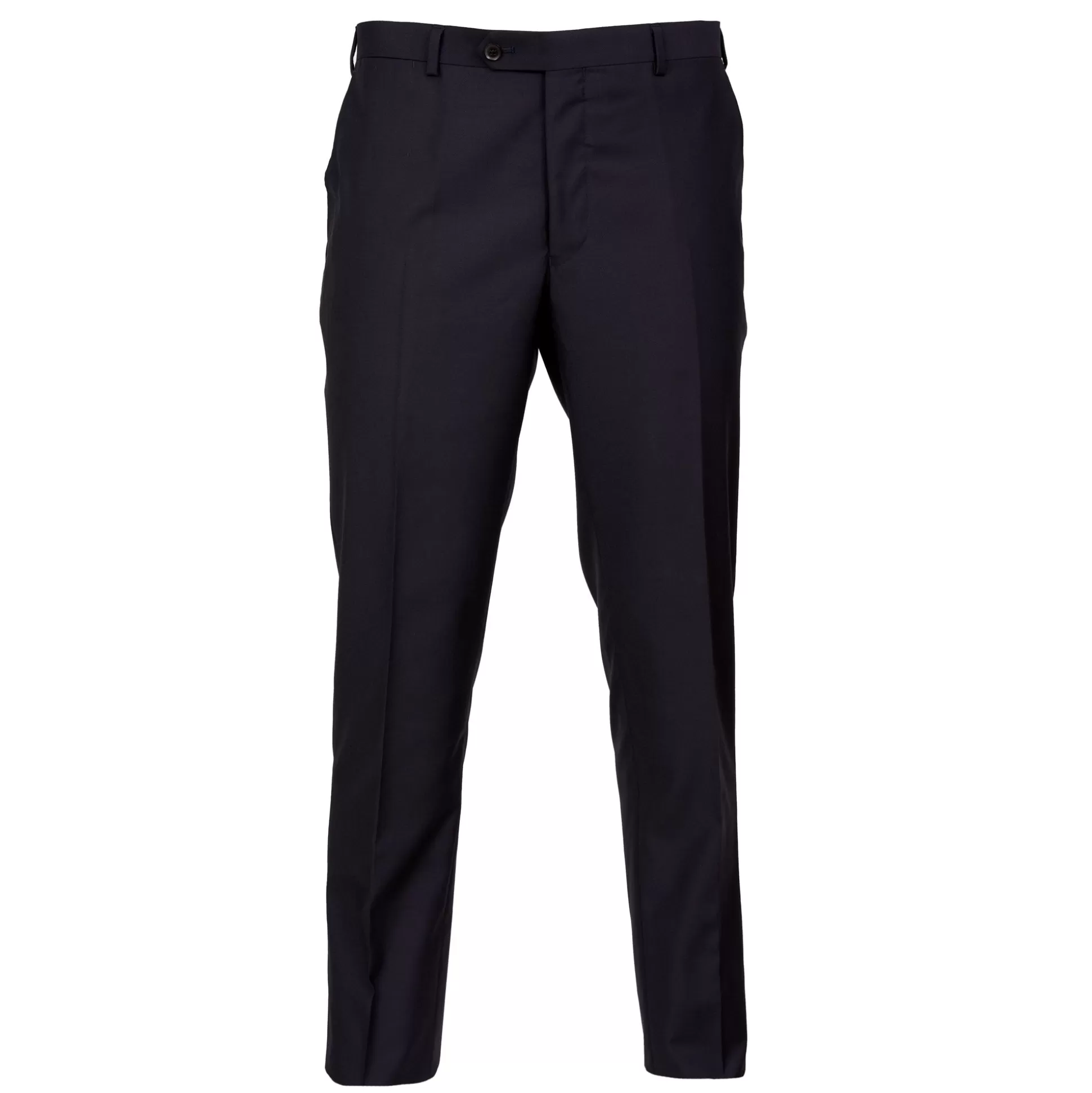 Clearance Henry Bucks HENRY SARTORIAL Flat Front Wool Trousers NAVY REG