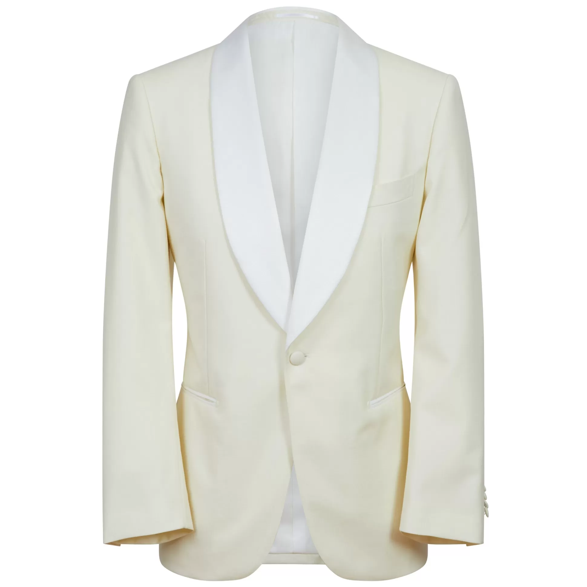 Cheap Henry Bucks HENRY SARTORIAL Half Canvas Dinner Jacket OFF WHITE REG