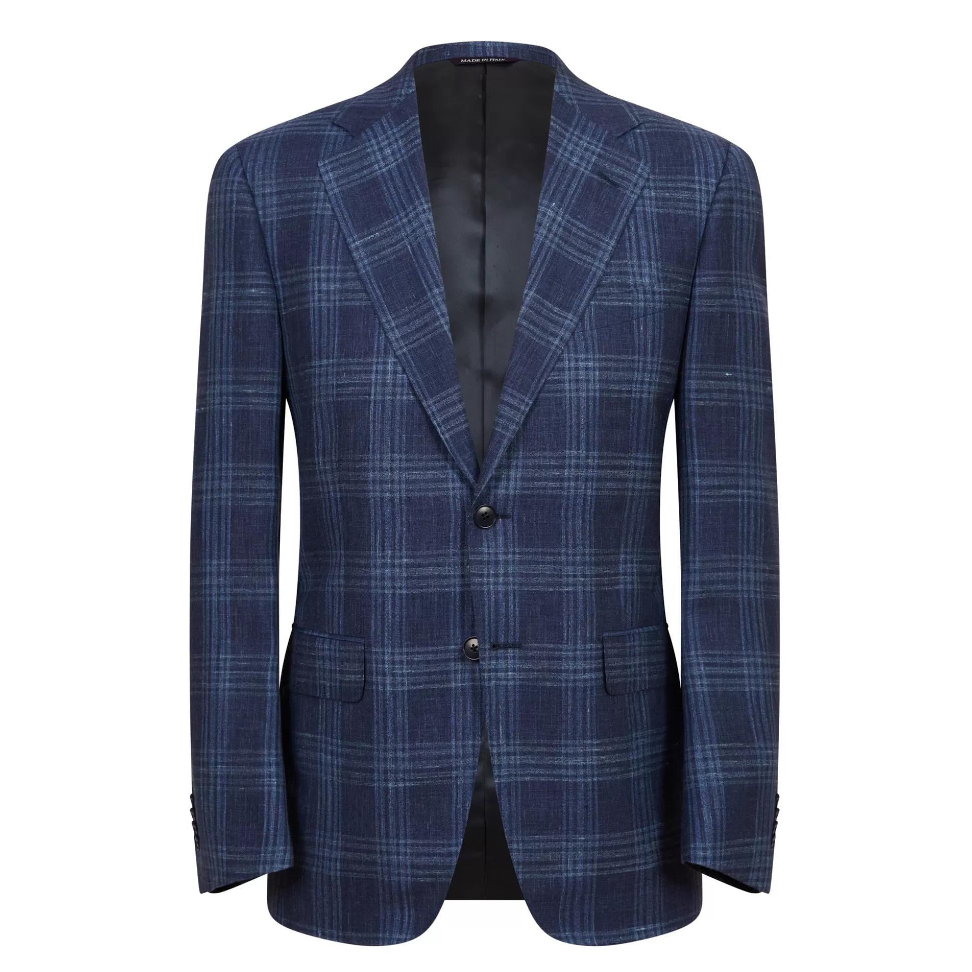 Fashion Henry Bucks HENRY SARTORIAL HERITAGE Zegna Cross-Ply™ Herringbone Blazer NAVY/BLUE REG